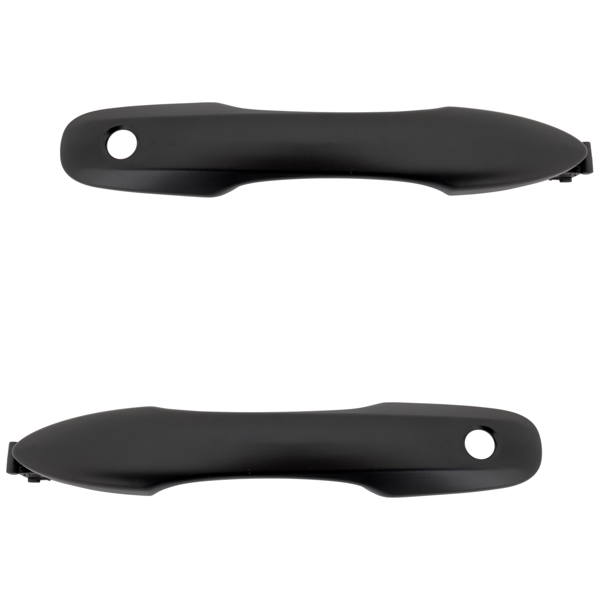 AM CAMRY 18-25 FRONT EXTERIOR DOOR HANDLE RH AND LH Primed Black w Cover w o Keyhole LH w Keyhole SKU SET RT46250025 OEM 6921106110C0-6921106120C0