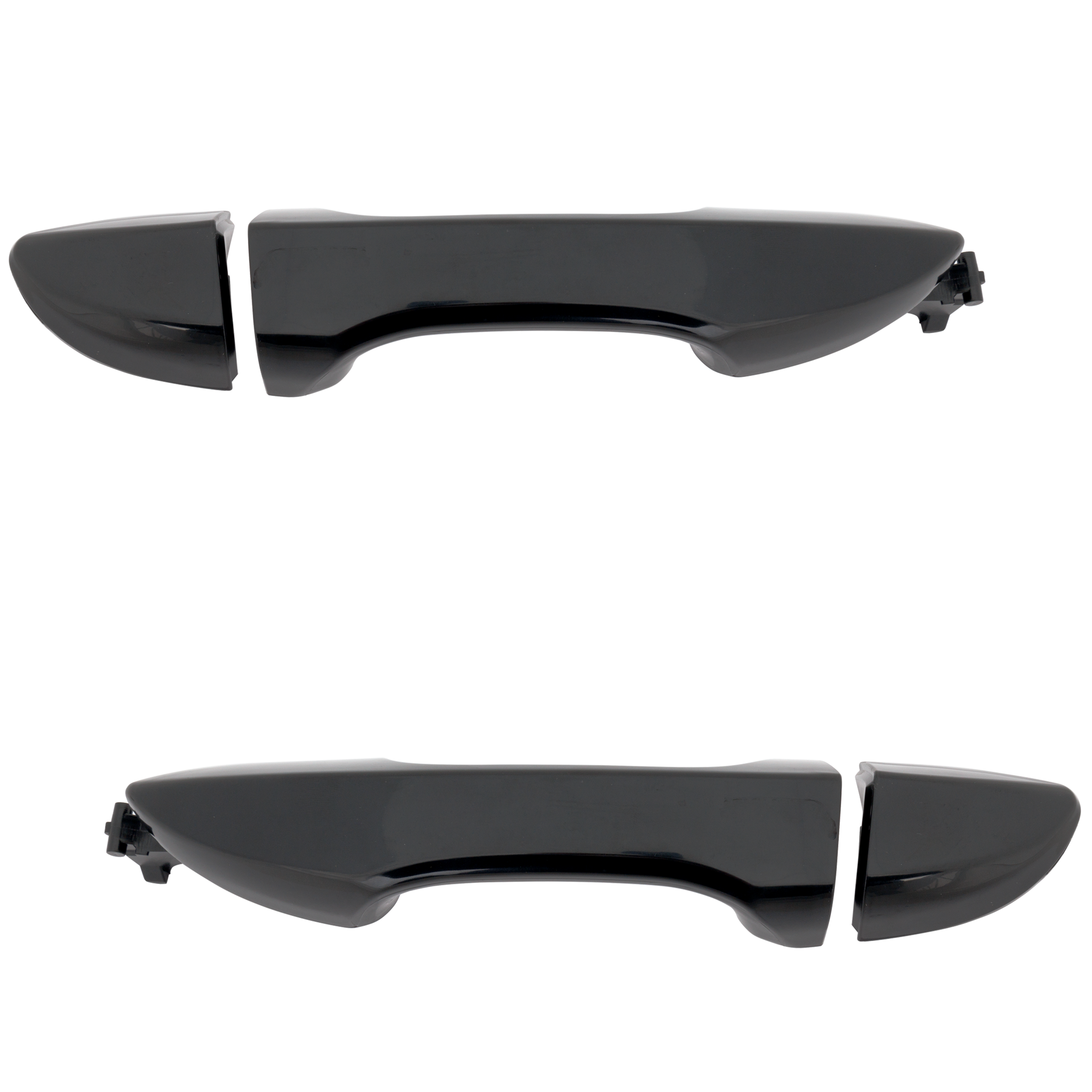 AM COROLLA 14-19 FRONT EXTERIOR DOOR HANDLE RH AND LH Smooth Black w o Keyhole SKU SET RT46250075K OEM 6921102902-6921202902