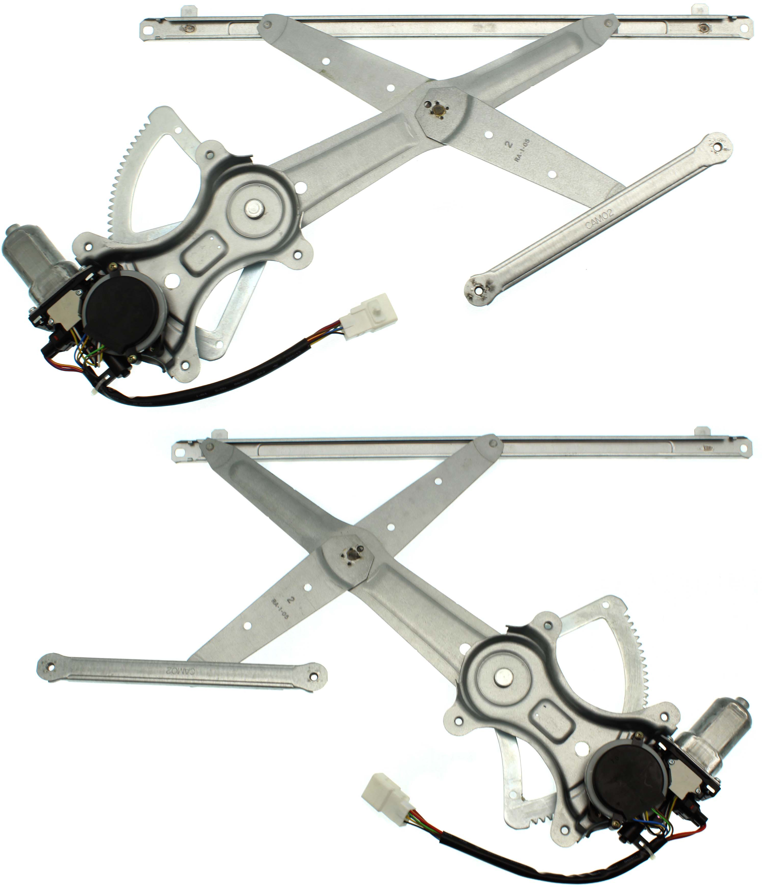 AM SEQUOIA 01-07 TUNDRA 04-06 FRONT WINDOW REGULATOR RH AND LH Power w Motor SKU SET RT46290007 OEM 698010C020 PFM 857100C060-8571