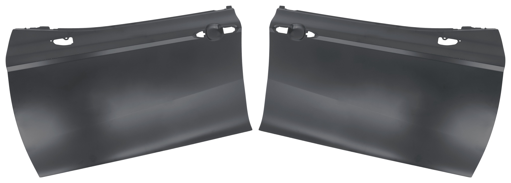 AM CAMRY 18-24 FRONT DOOR PANEL RH AND LH Repair Panel Steel North America Built Vehicle CAPA SKU SET RT46840001Q Partslink TO1302110C TO1303110C OEM 6711106200-6711206200