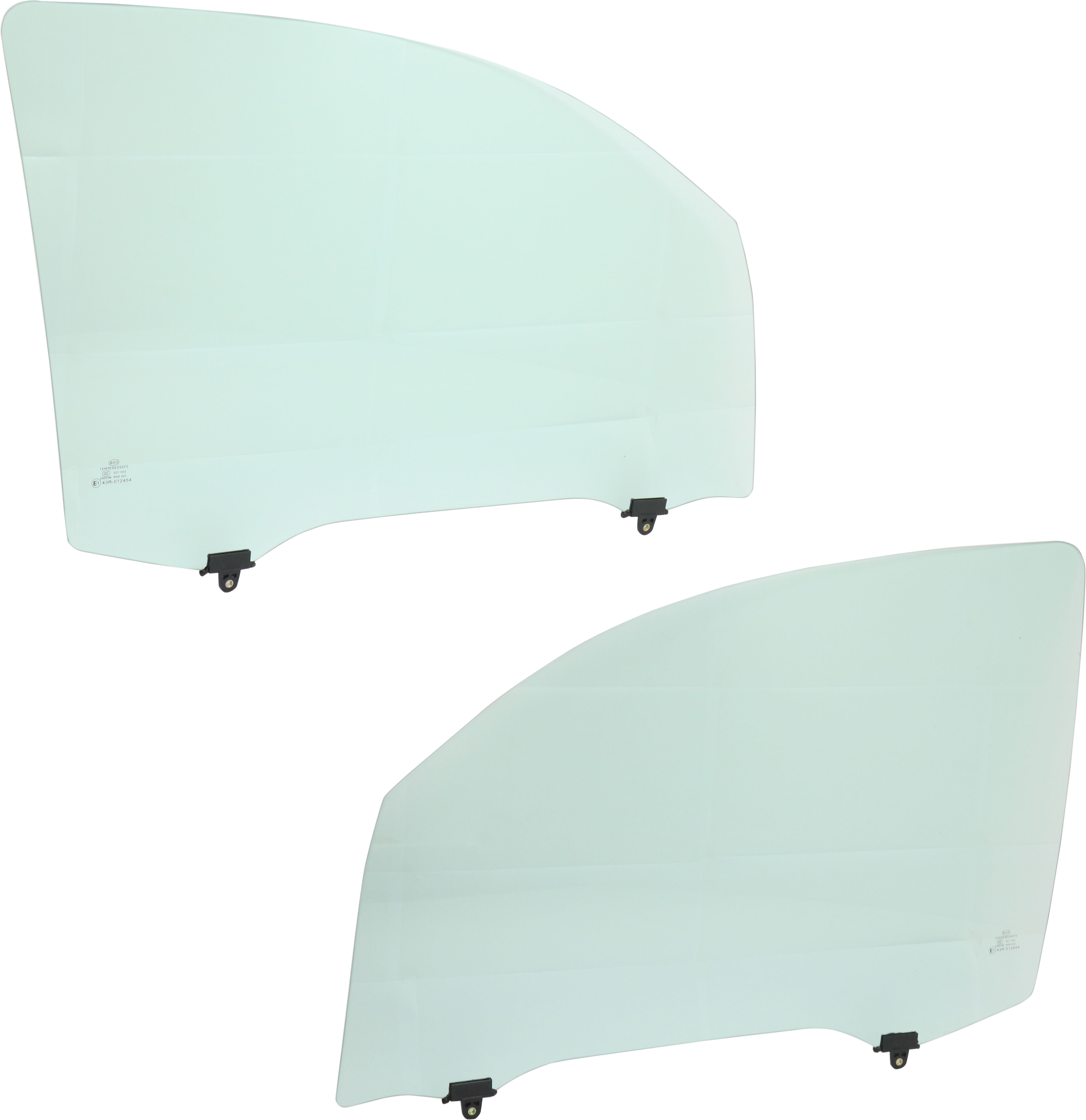 AM SEQUOIA 08-22 TUNDRA 07-21 FRONT DOOR GLASS RH AND LH Green Tint Tundra Crew Cab SKU SET RT48010003 OEM 681020C040 FD23324GTYN 681010C