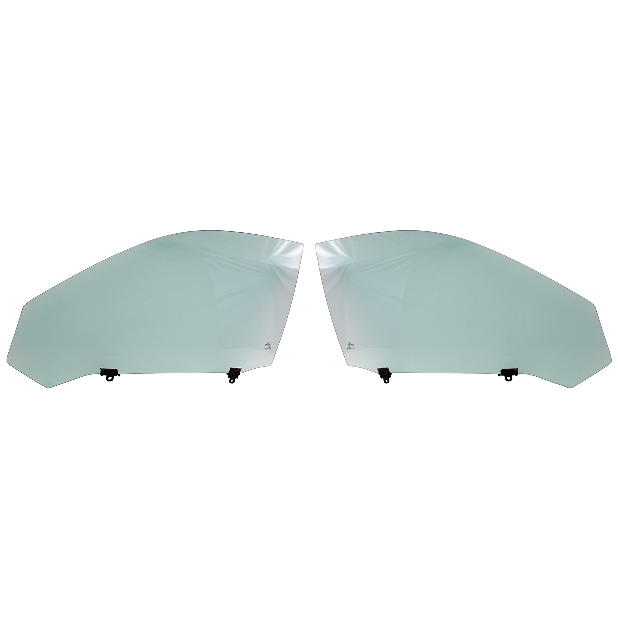 AM HIGHLANDER 08-13 FRONT DOOR GLASS RH AND LH Green Tint w Solar Clip 08-09 Japan Built Vehicle 10-13 USA Built Vehicle Includes Hybrid Model SKU SET RT48010031 OEM 681010E041-681020E041