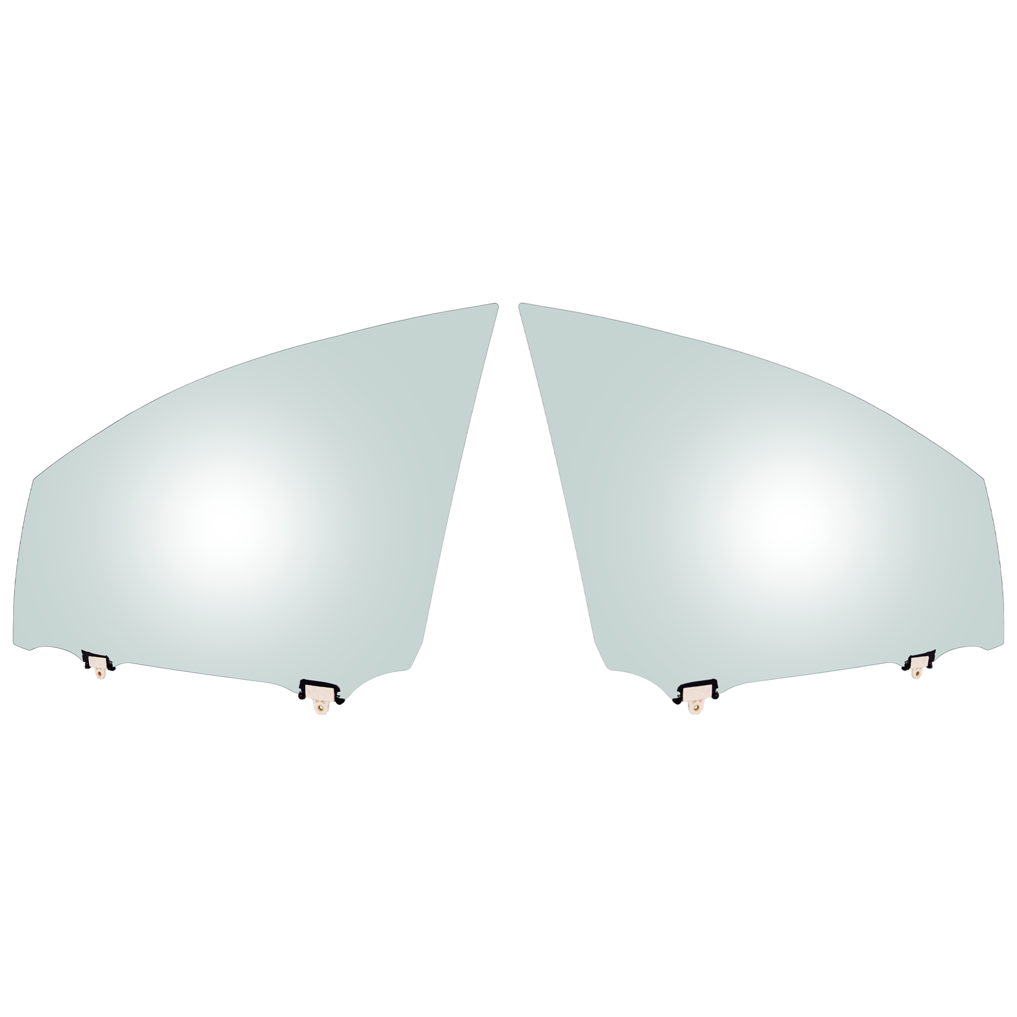 AM PRIUS 16-22 PRIUS PRIME 17-22 FRONT DOOR GLASS RH AND LH Green Tint Laminated w Solar Clip SKU SET RT48010039 OEM 6810147231-6810247231