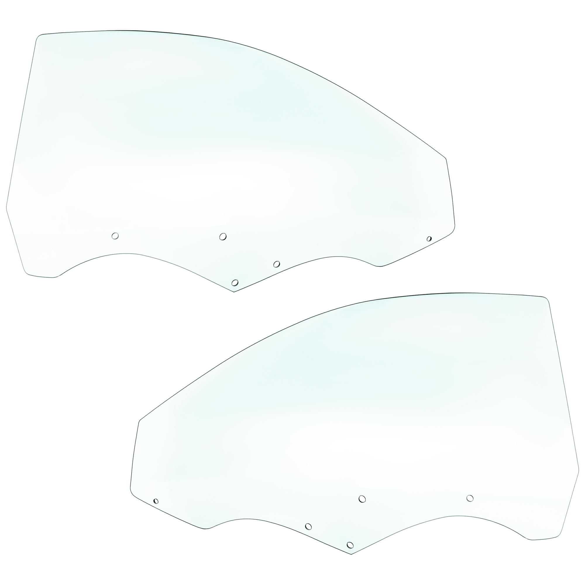 AM TOYOTA CELICA 00-05 FRONT DOOR GLASS RH AND LH Green Tint SKU SET RT48010041 OEM 6810120300-6811120810-68102203