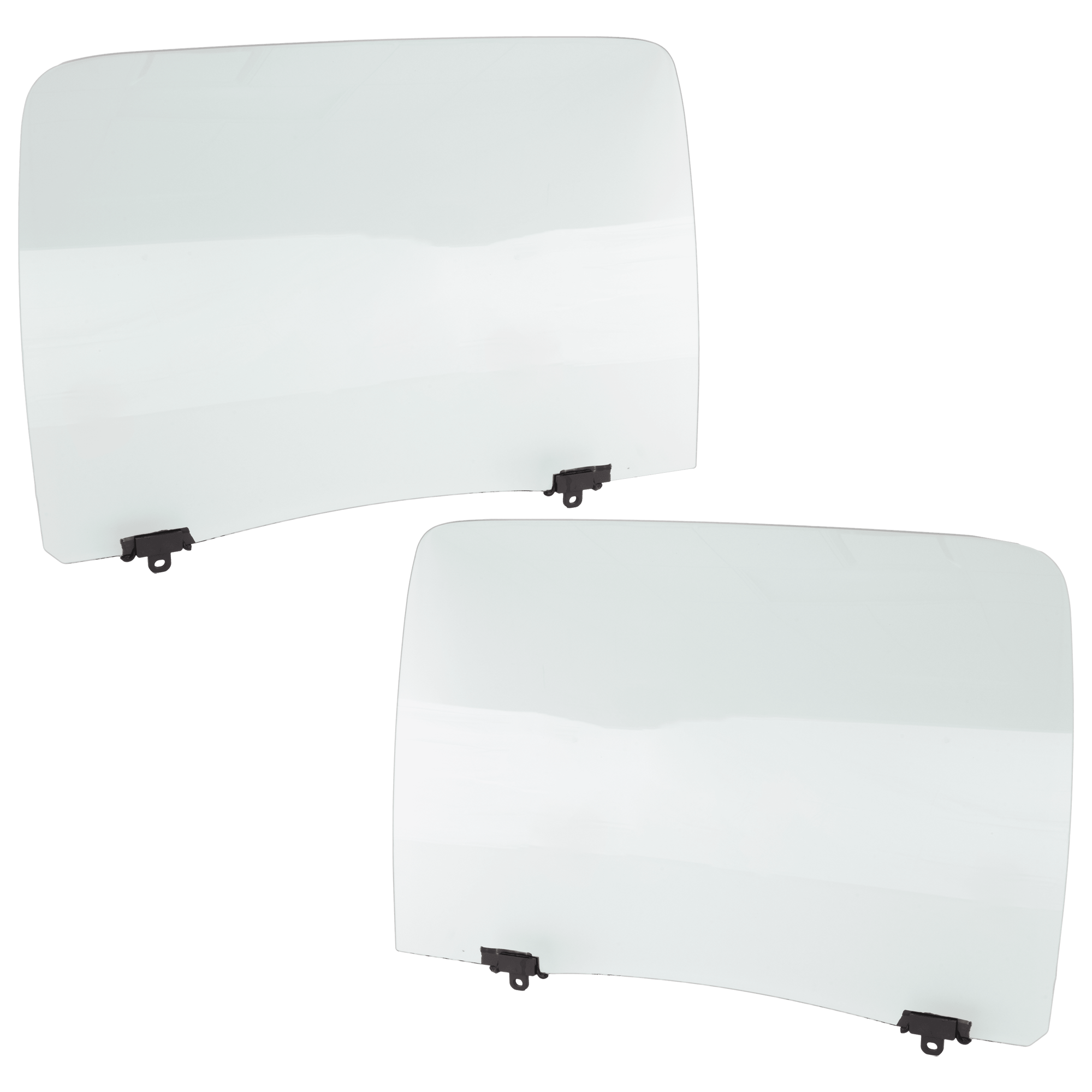 AM TOYOTA TACOMA 05-15 REAR DOOR GLASS RH AND LH Green Tint w Clip SKU SET RT48130037 OEM 6810304040-6810404040