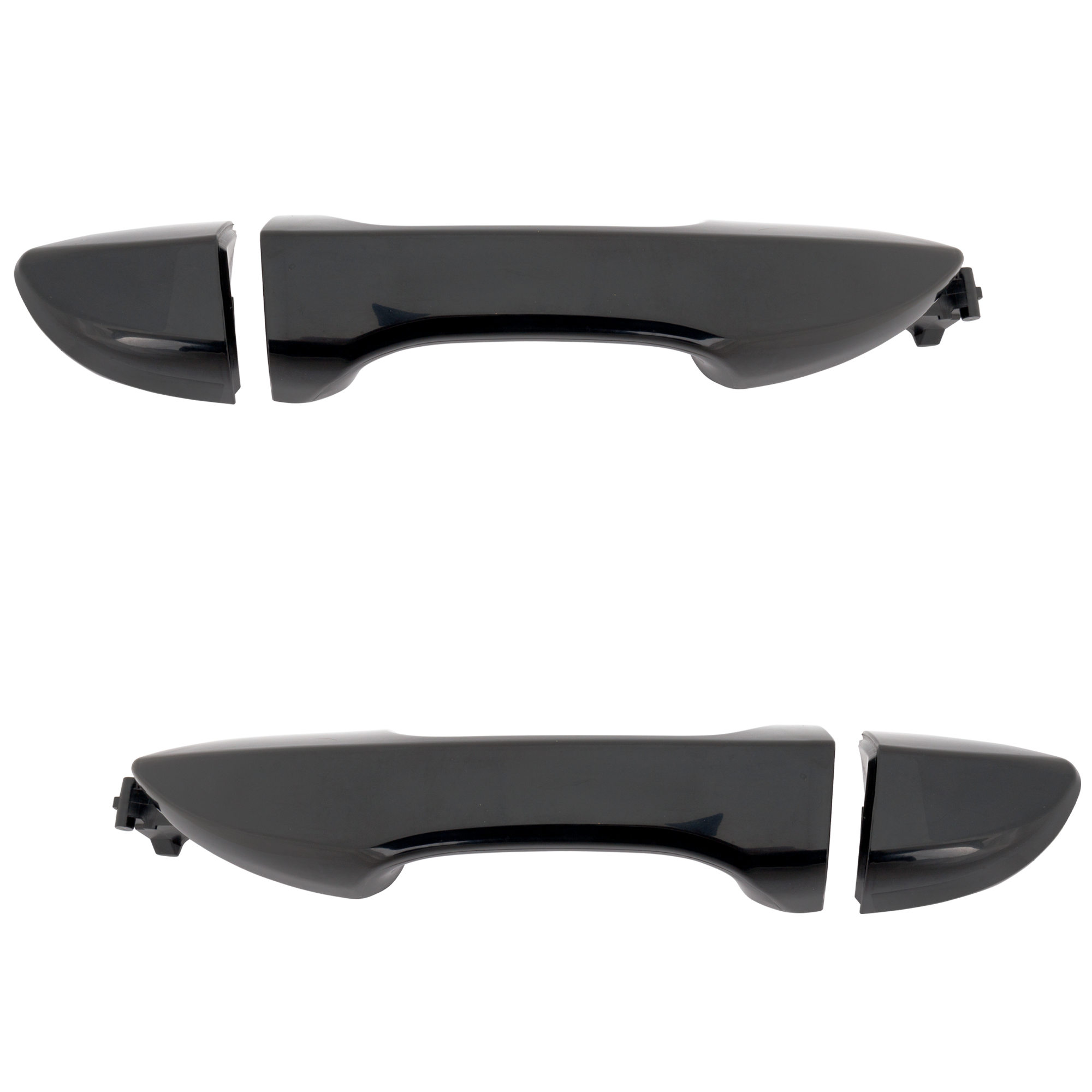 AM COROLLA 14-19 REAR EXTERIOR DOOR HANDLE RH AND LH Smooth Black w o Keyhole SKU SET RT49150029K OEM 6921102902-6921202902