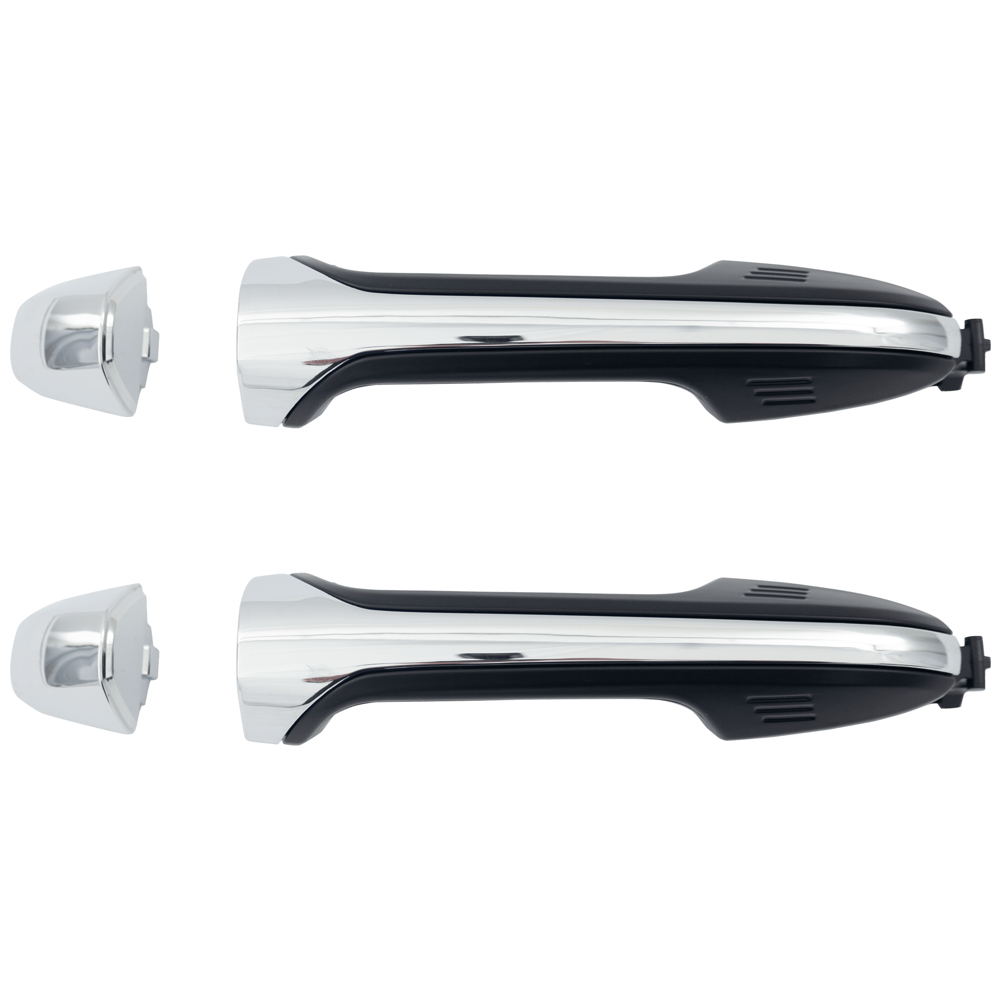 AM TACOMA 16-17-23-23 REAR EXTERIOR DOOR HANDLE RH AND LH Primed Black w Chrome Trim w o Nightshade Edition and Smart Key SKU SET RT49150034-2 Partslink TO1520140 OEM 6921004040C0 PFM