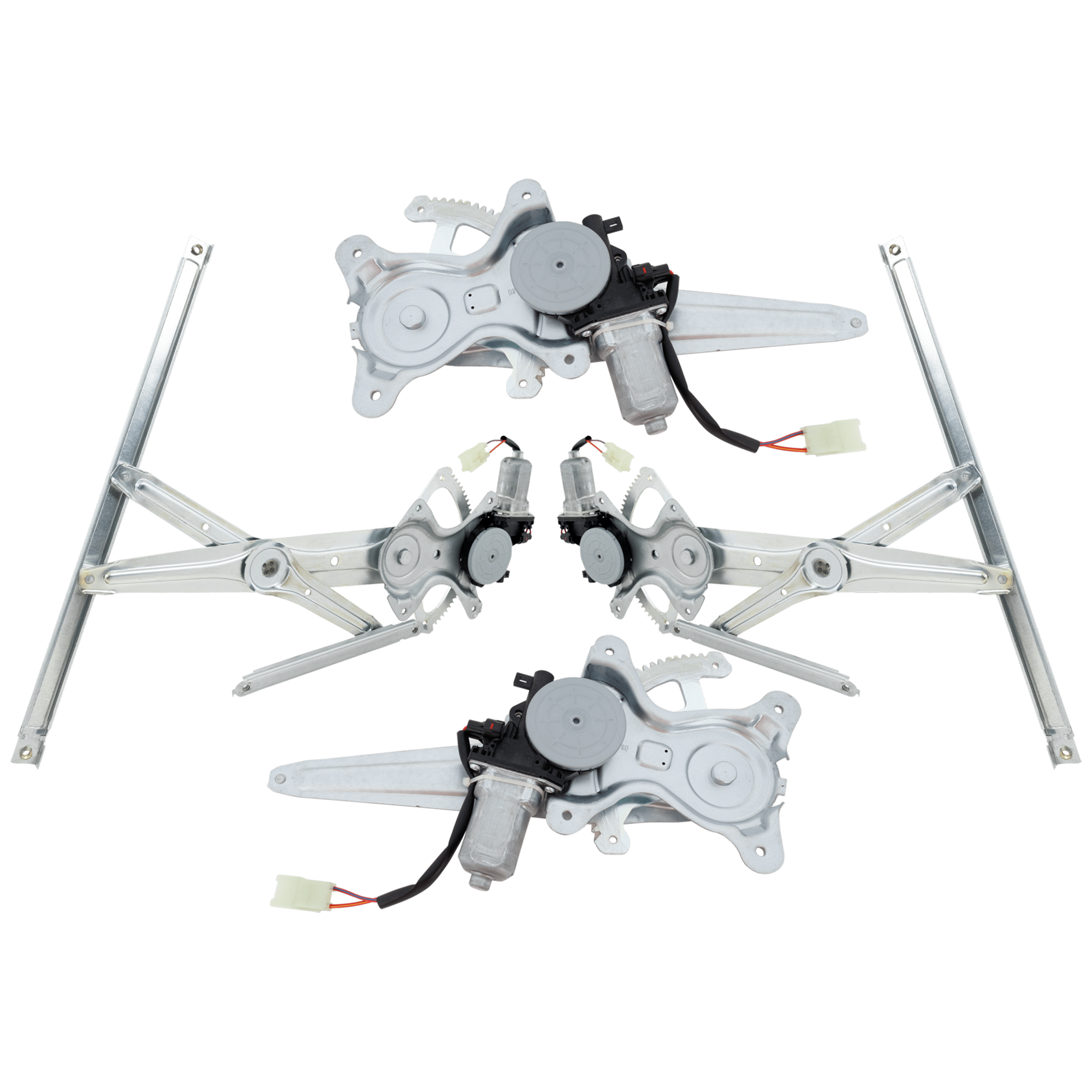 AM RAV4-06-12 FRONT AND REAR WINDOW REGULATOR RH AND LH Power w Motor Japan Built Vehicle SKU SET RT49170009-4 Partslink TO1350201 TO1351201 TO1550177 TO1551177 OEM 6980152080 PFM 6980252080 PFM