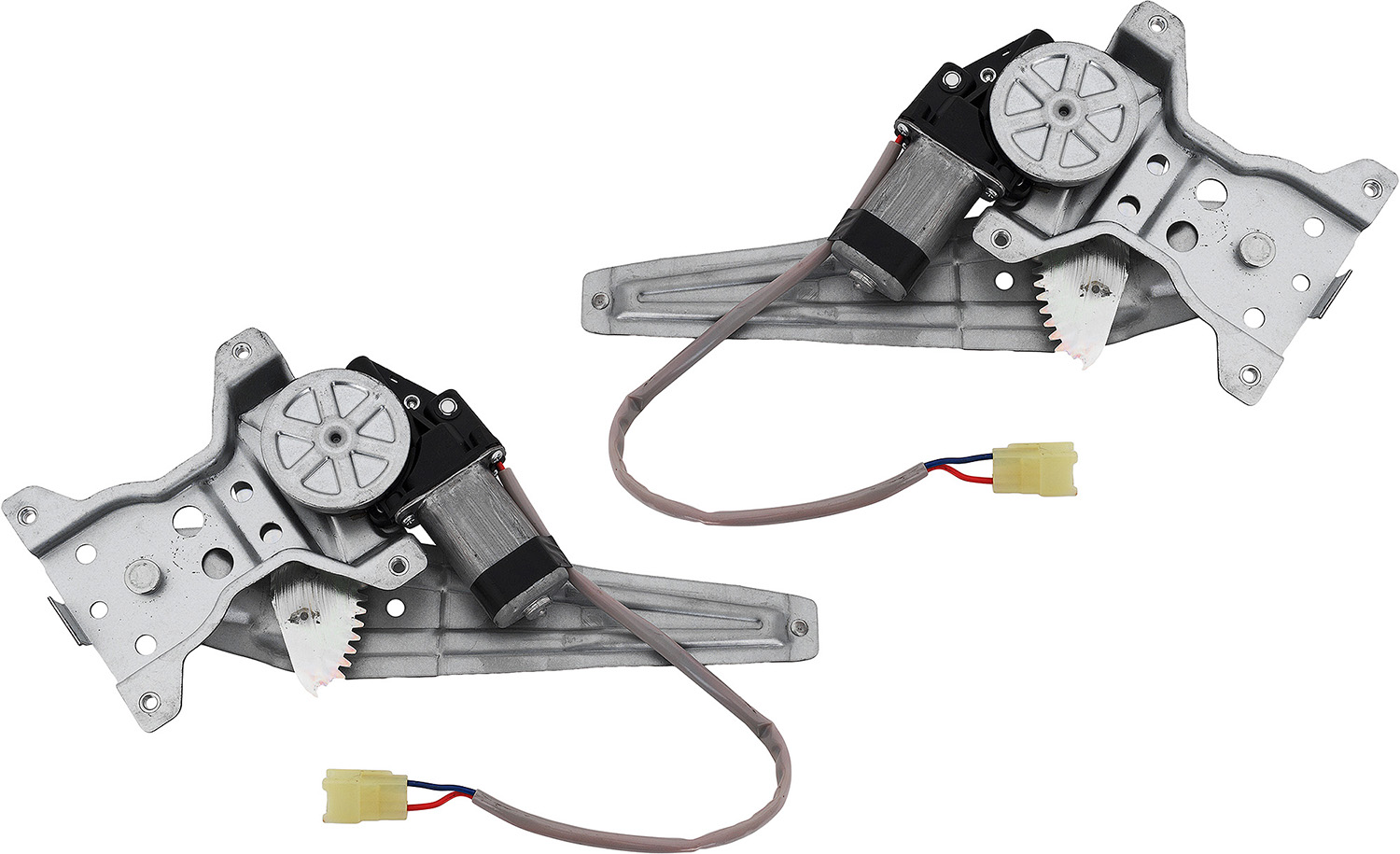 AM YARIS 07-12 REAR WINDOW REGULATOR RH AND LH Power w Motor 2 Pins Sedan SKU SET RT49170043 Partslink TO1551122 TO1550122 OEM 6980352100 PFM 6980452090 PFM