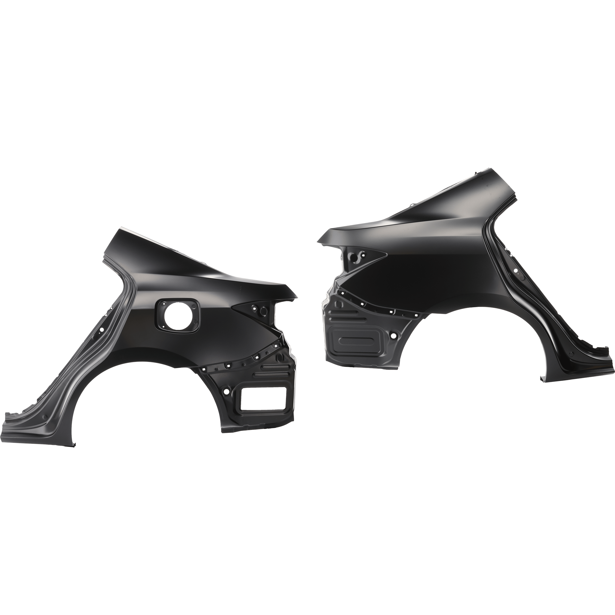 AM COROLLA 14-19 QUARTER PANEL RH AND LH Assembly Primed Steel Sedan SKU SET RT55010007 Partslink TO1700126 TO1701126 OEM 6160102410-6160202440