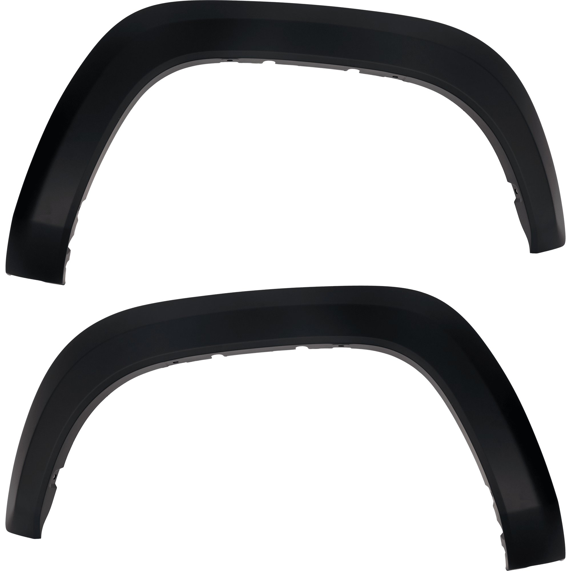 AM TACOMA 16-23 REAR WHEEL OPENING MOLDING RH AND LH Textured Black Primed CAPA SKU SET RT55390009Q Partslink TO1790111C TO1791111C OEM 7587304090-7587404090