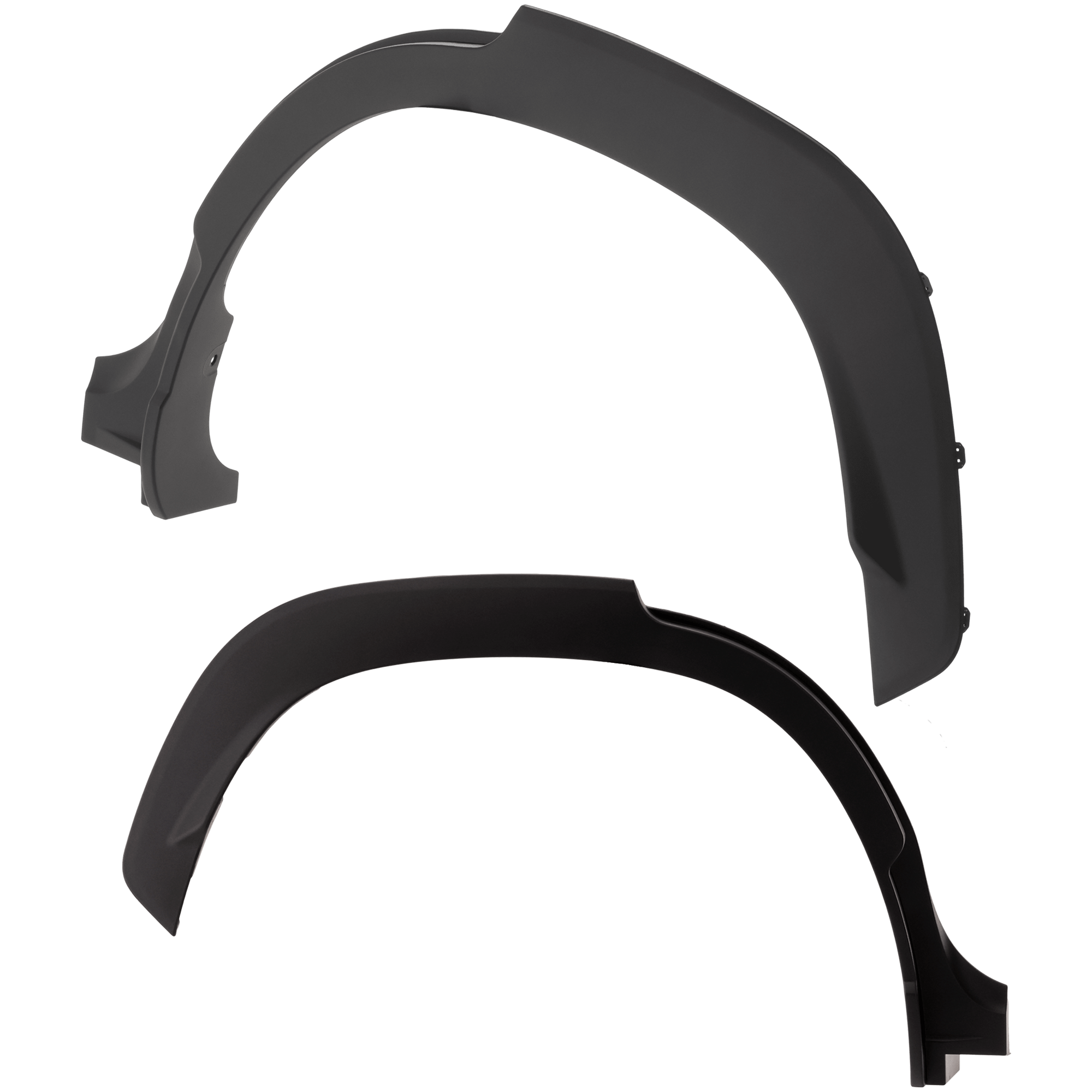 AM COROLLA CROSS 22-24 REAR WHEEL OPENING MOLDING RH AND LH Inner Assembly Textured Black CAPA SKU SET RT55390017Q Partslink TO1791118C TO1790118C OEM 756050A040-756060A040