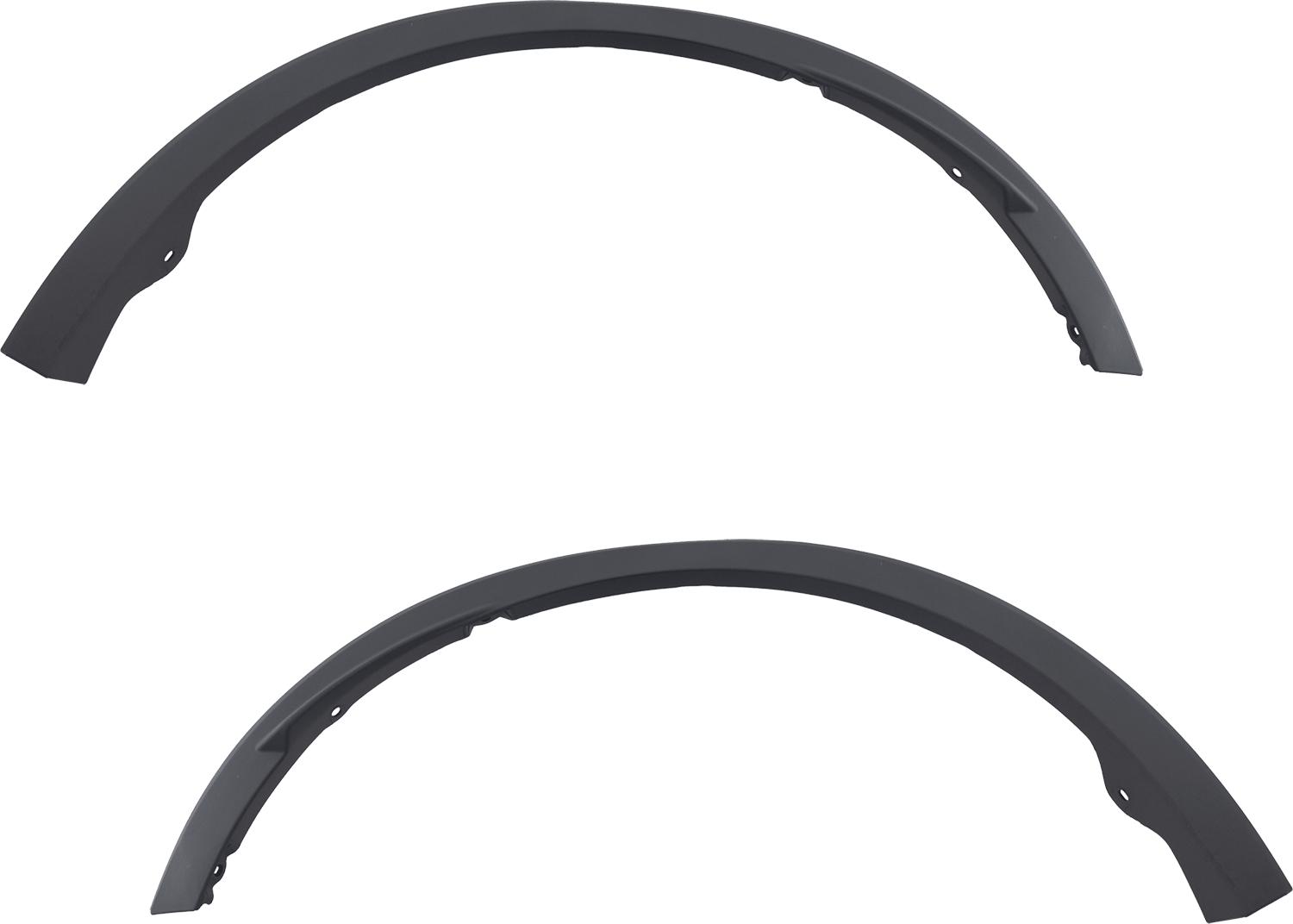 AM C HR 18-22 REAR WHEEL OPENING MOLDING RH AND LH Textured Black Japan Built Vehicle SKU SET RT55390025 Partslink TO1790108 TO1791108 OEM 7560510010-7560610010