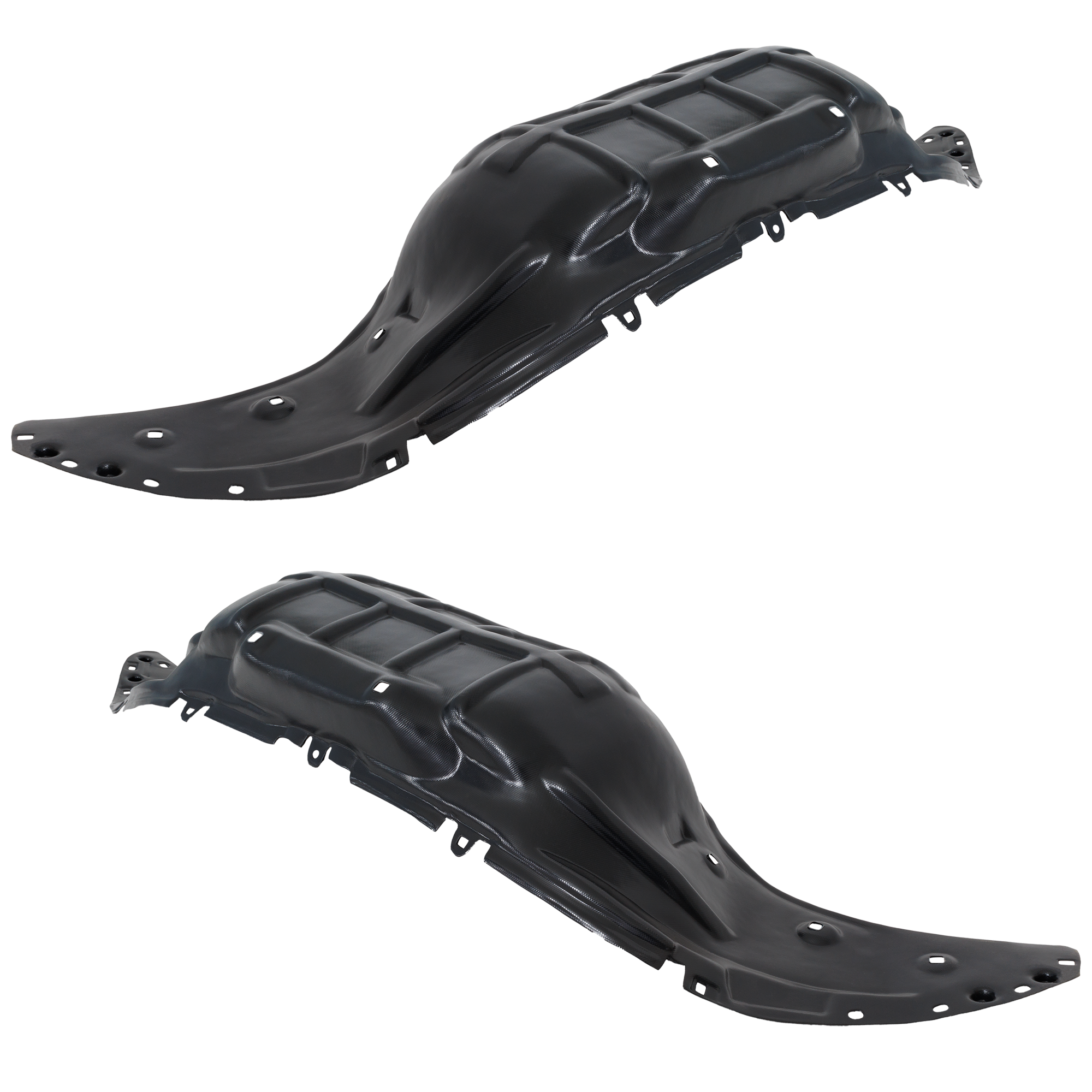 AM TUNDRA 14-21 REAR FENDER LINER RH AND LH Polyethylene Wheelhouse Liner CAPA SKU SET RT55430001Q Partslink TO1763105C TO1762105C OEM 656370C040-656380C040