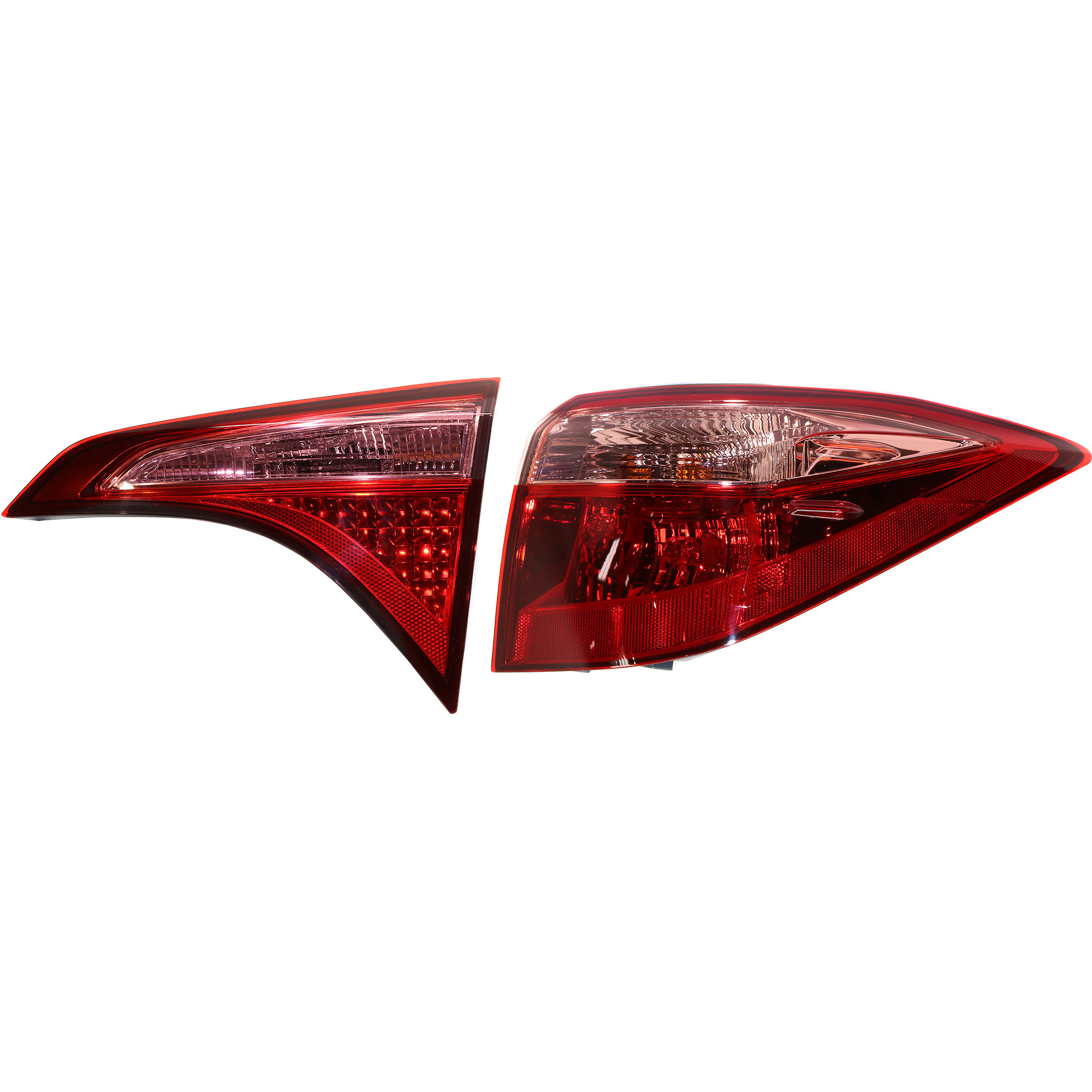 AM COROLLA 17-19 TAIL LAMP RH Inner and Outer Halogen Assembly CAPA SKU SET RT73010003Q A Partslink TO2803135C TO2805130C OEM 8155002B00-8158002A50