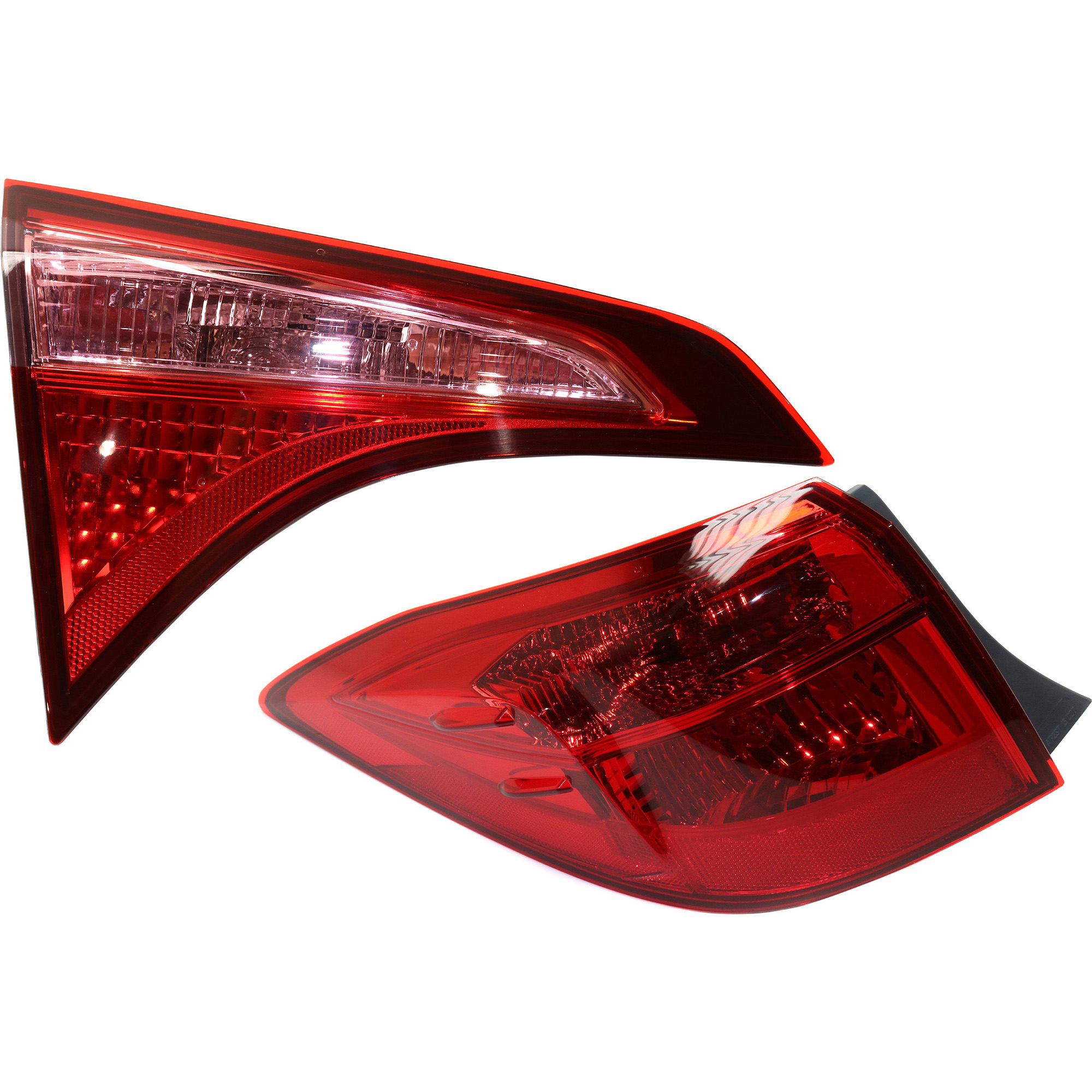 AM COROLLA 17-19 TAIL LAMP LH Inner and Outer Halogen CAPA SKU SET RT73010006Q B Partslink TO2802135C TO2804131C OEM 8156002B10-8159002A50