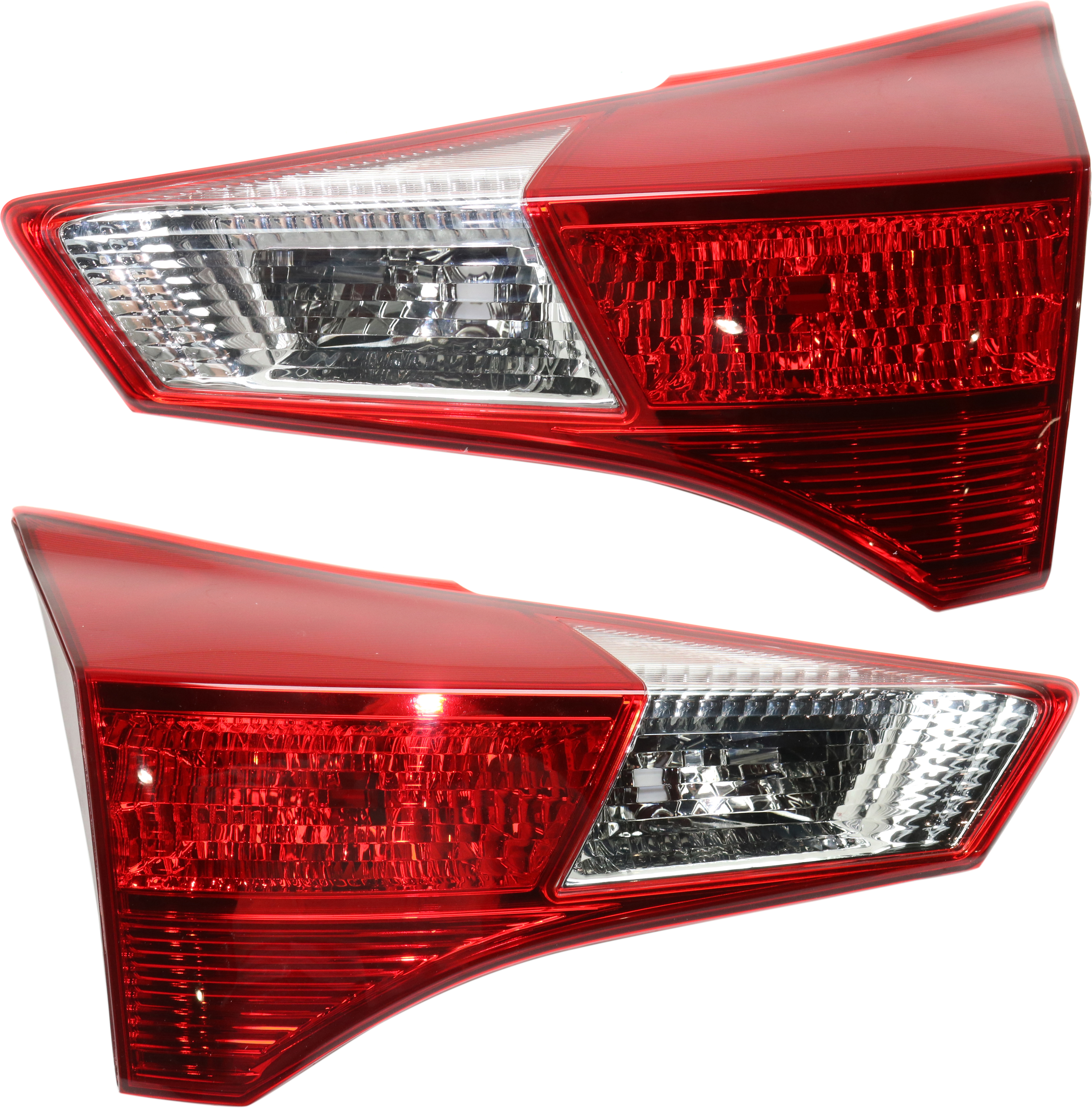 AM RAV4-13-18 TAIL LAMP RH AND LH Inner Lens and Housing Halogen Exc. EV Model Japan Built Vehicle CAPA SKU SET RT73010021Q Partslink TO2802112C TO2803112C OEM 8159342010-8158142050