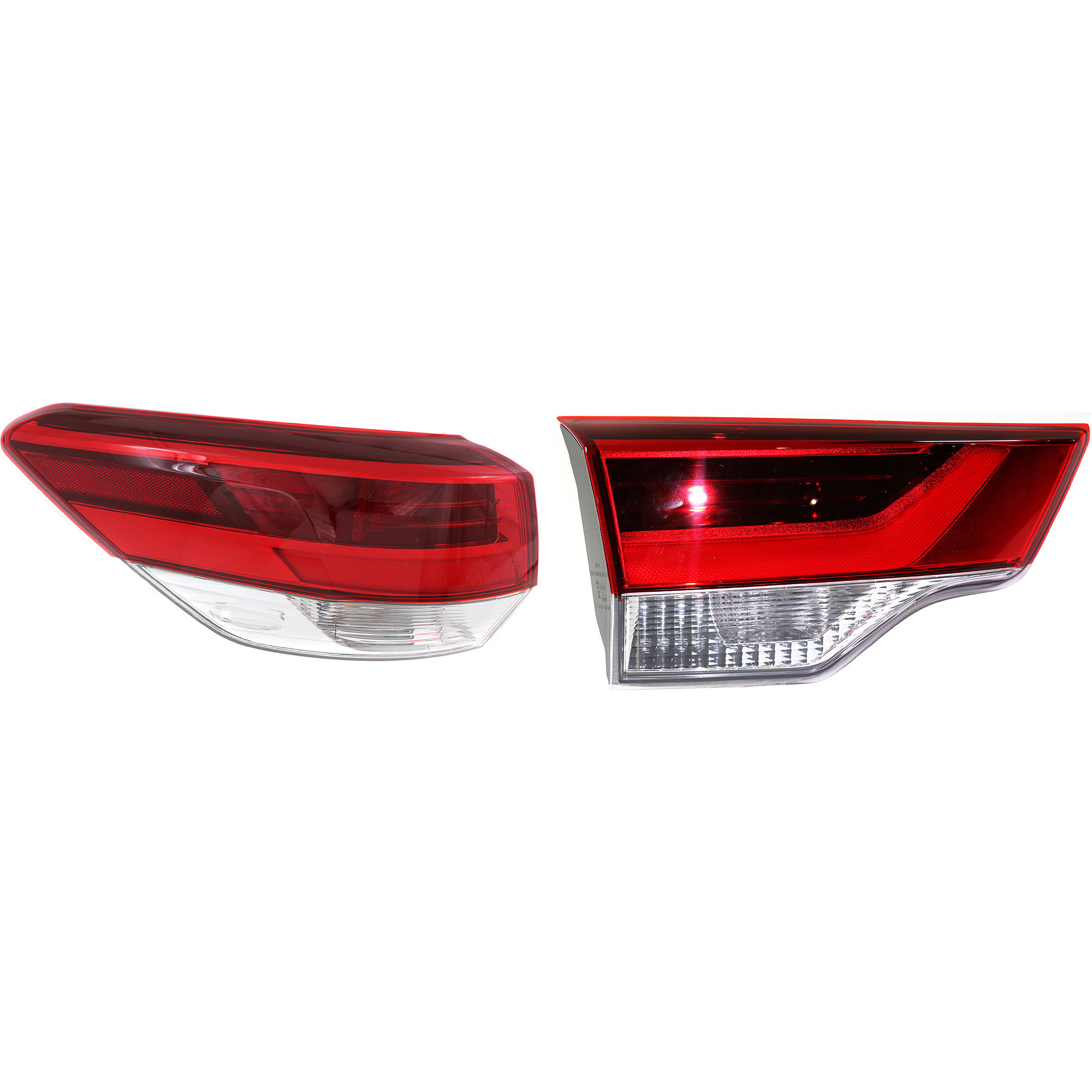 AM HIGHLANDER 17-19 TAIL LAMP LH Inner and Outer SKU SET RT73010024 A Partslink TO2802139 TO2804132 OEM 815600E160-815900E120