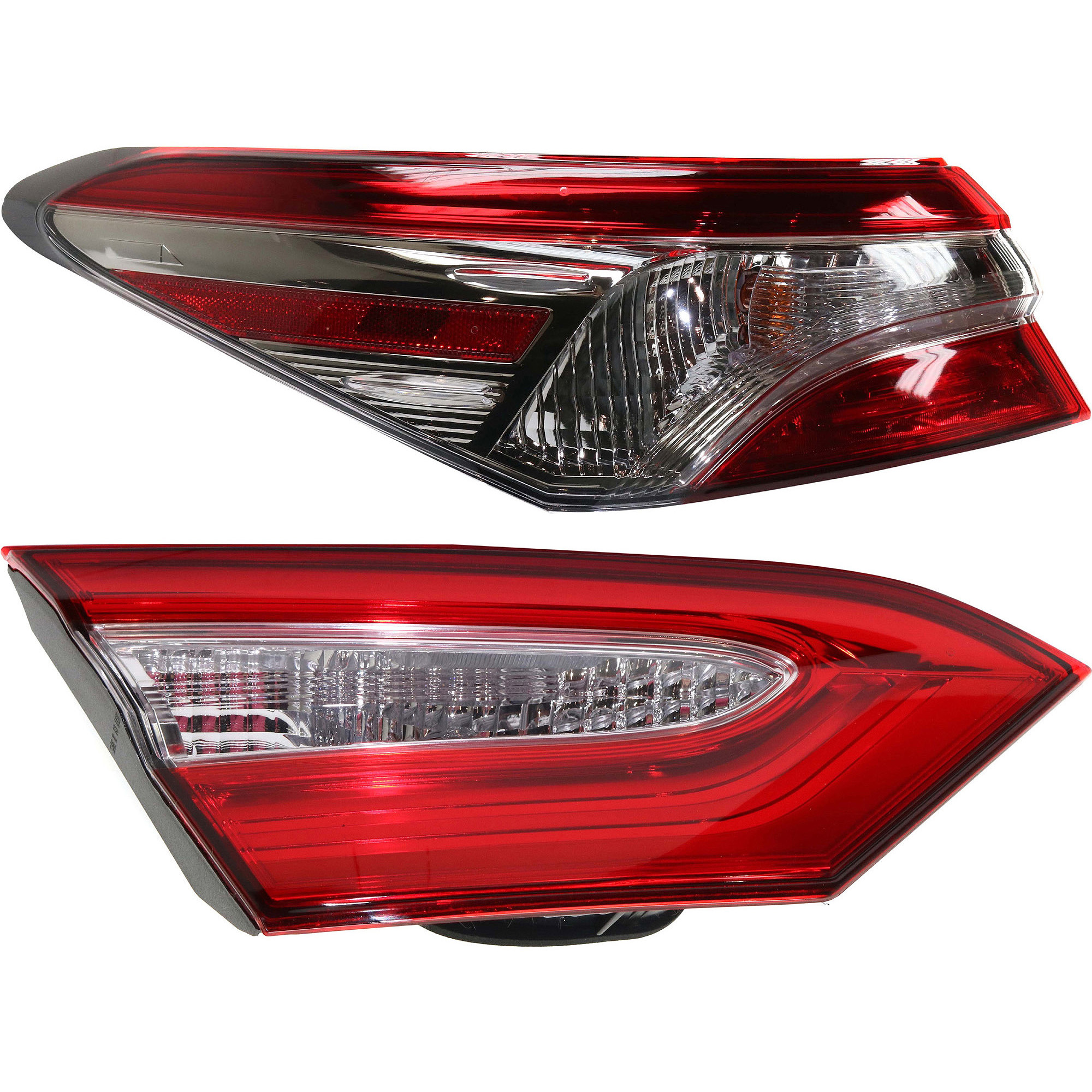 AM CAMRY 18-20 TAIL LAMP LH Inner and Outer Halogen CAPA SKU SET RT73010028Q A Partslink TO2802140C TO2804135C OEM 8156006840-8159006620