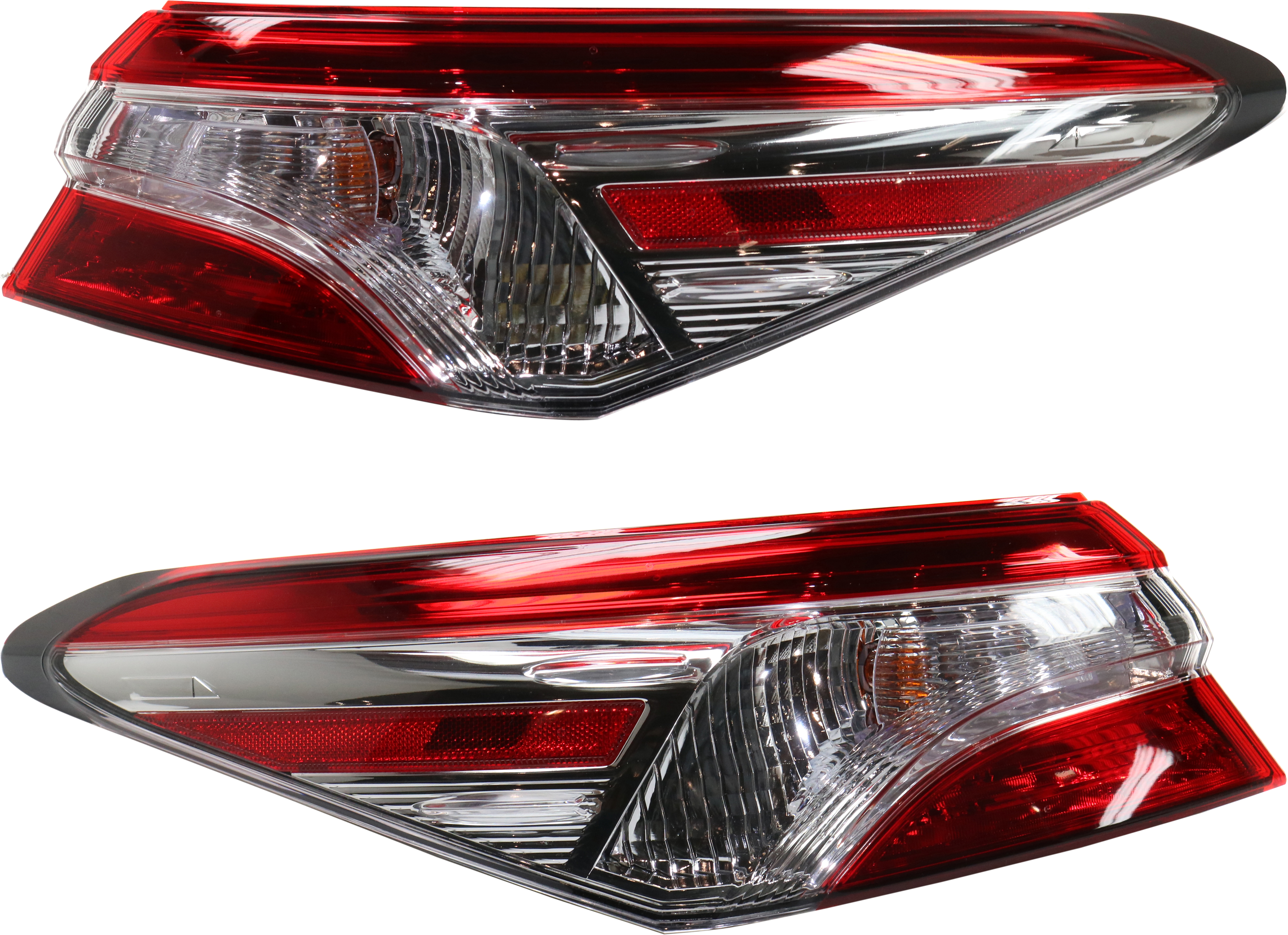 AM CAMRY 18-20 TAIL LAMP RH AND LH Outer Assembly L LE Models North America Built Vehicle SKU SET RT73010029 Partslink TO2805134 TO2804134 OEM 8155006720-8156006720