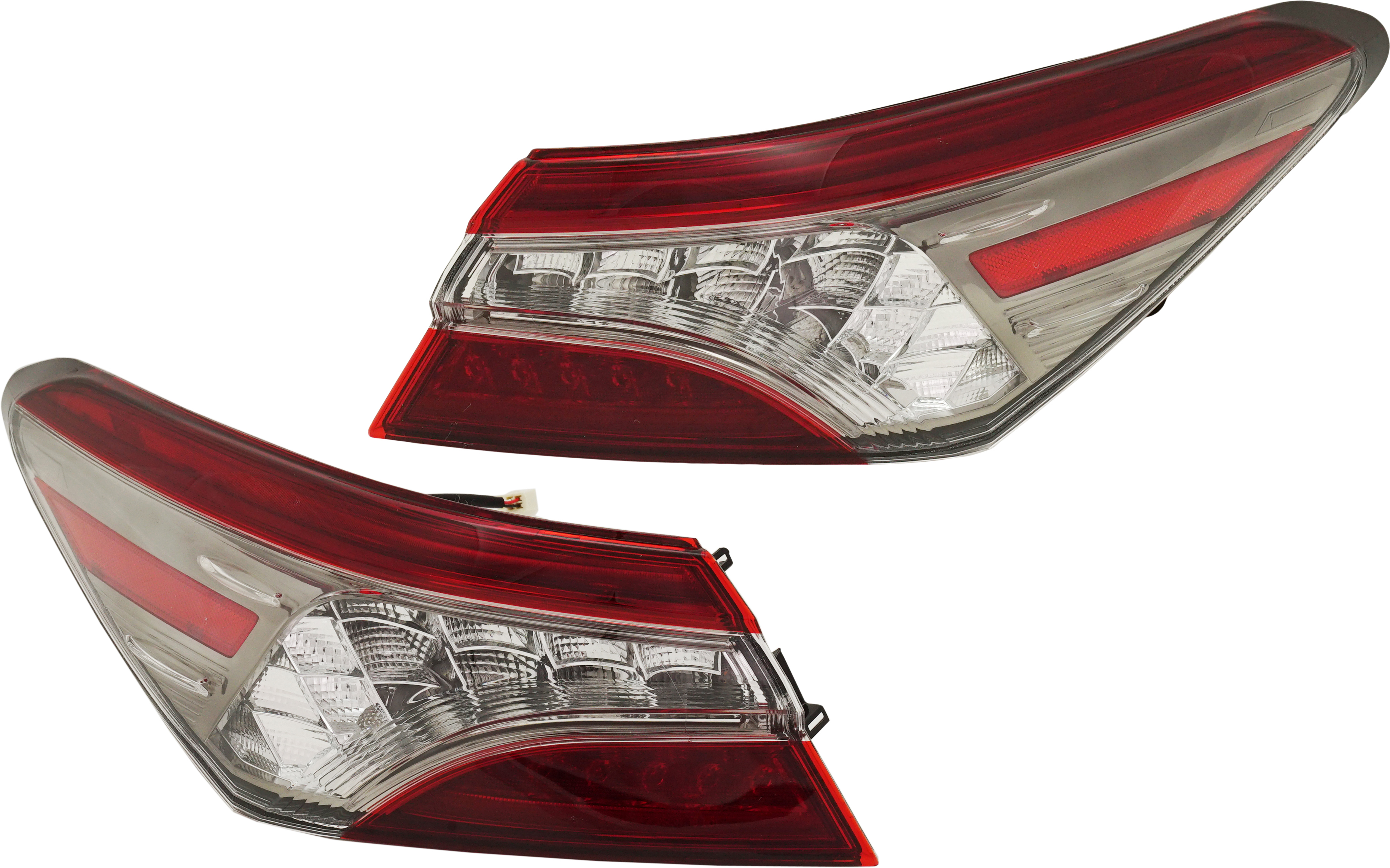 AM CAMRY 18-20 TAIL LAMP RH AND LH Outer Assembly XSE Model North America Built Vehicle SKU SET RT73010045 Partslink TO2805137 TO2804137 OEM 8155006850-8156006850