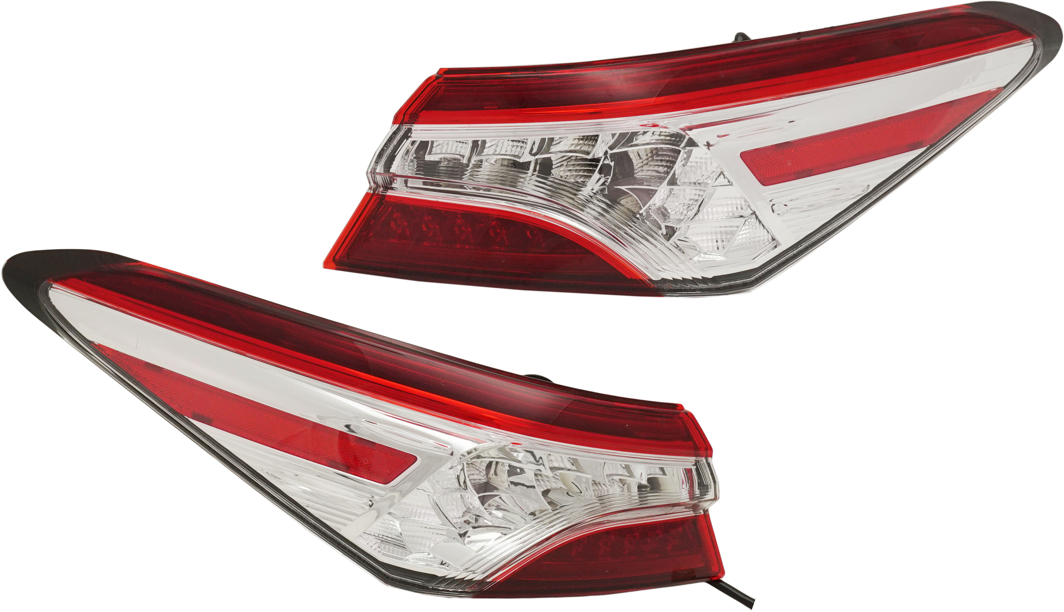 AM CAMRY 18-20 TAIL LAMP RH AND LH Outer Assembly LED XLE North America Built Vehicle Hybrid XLE Models SKU SET RT73010047 Partslink TO2805136 TO2804136 OEM 8155006730-8156006730