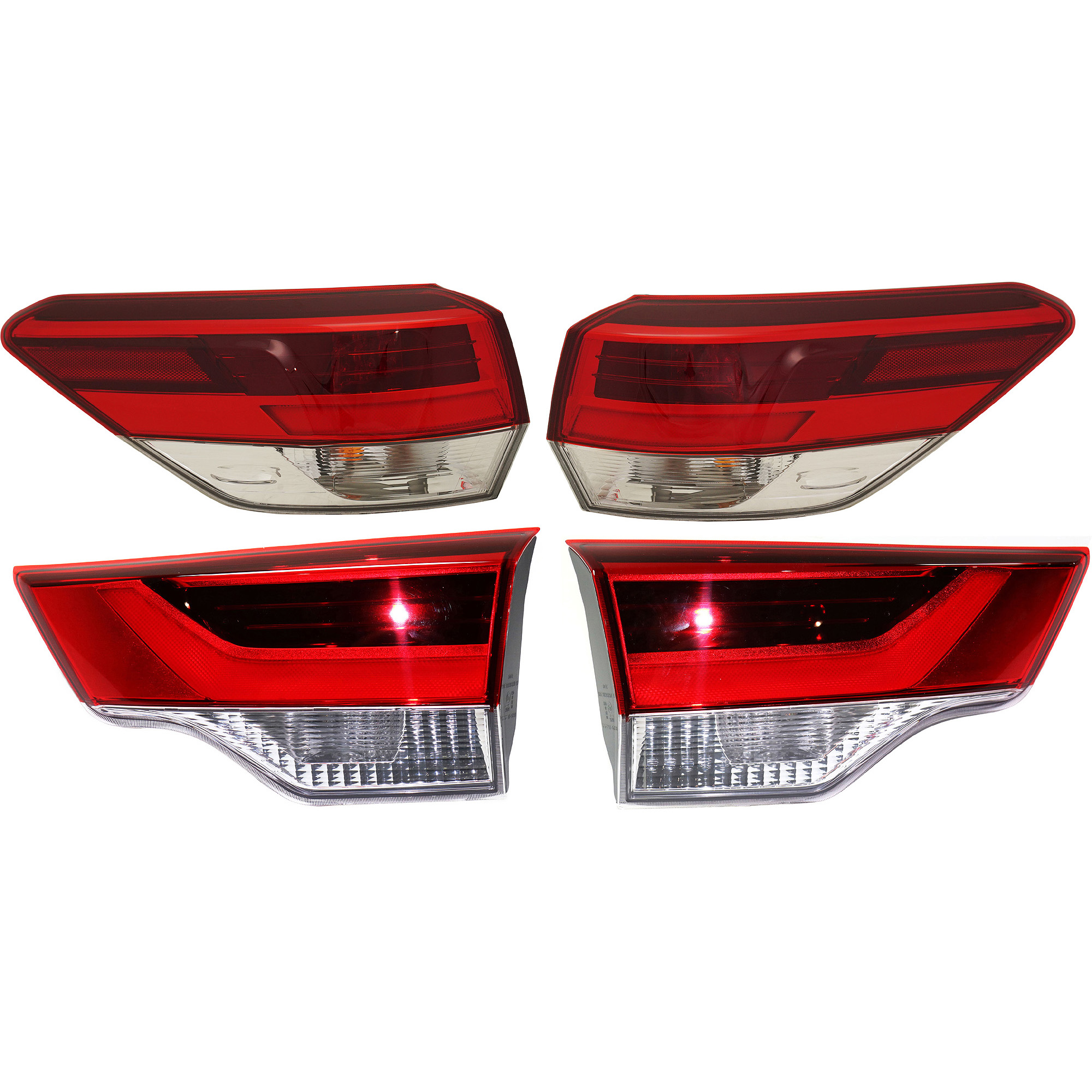 AM HIGHLANDER 18-19 TAIL LAMP RH AND LH Inner Halogen Outer LED Assembly SKU SET RT73010057-4 Partslink TO2802139 TO2803139 OEM 815500E161 PFM 815600E161 PFM