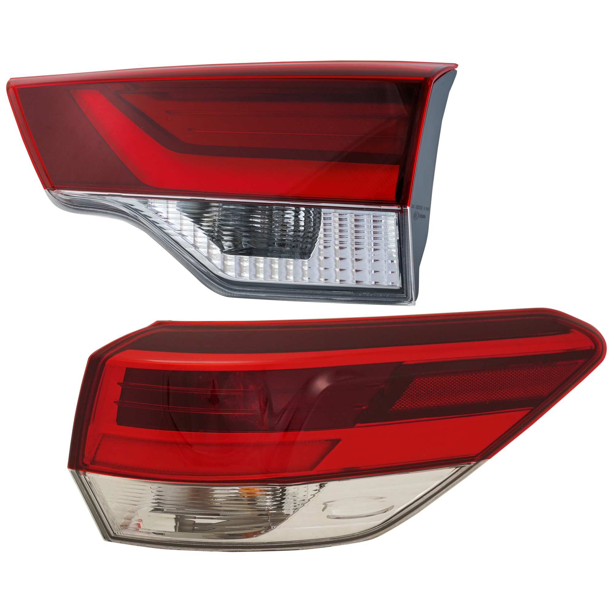 AM HIGHLANDER 19-19 TAIL LAMP RH Inner and Outer Assembly LED Tinted Lens SKU SET RT73010057 B Partslink TO2803153 OEM 815500E161 PFM 815800E190