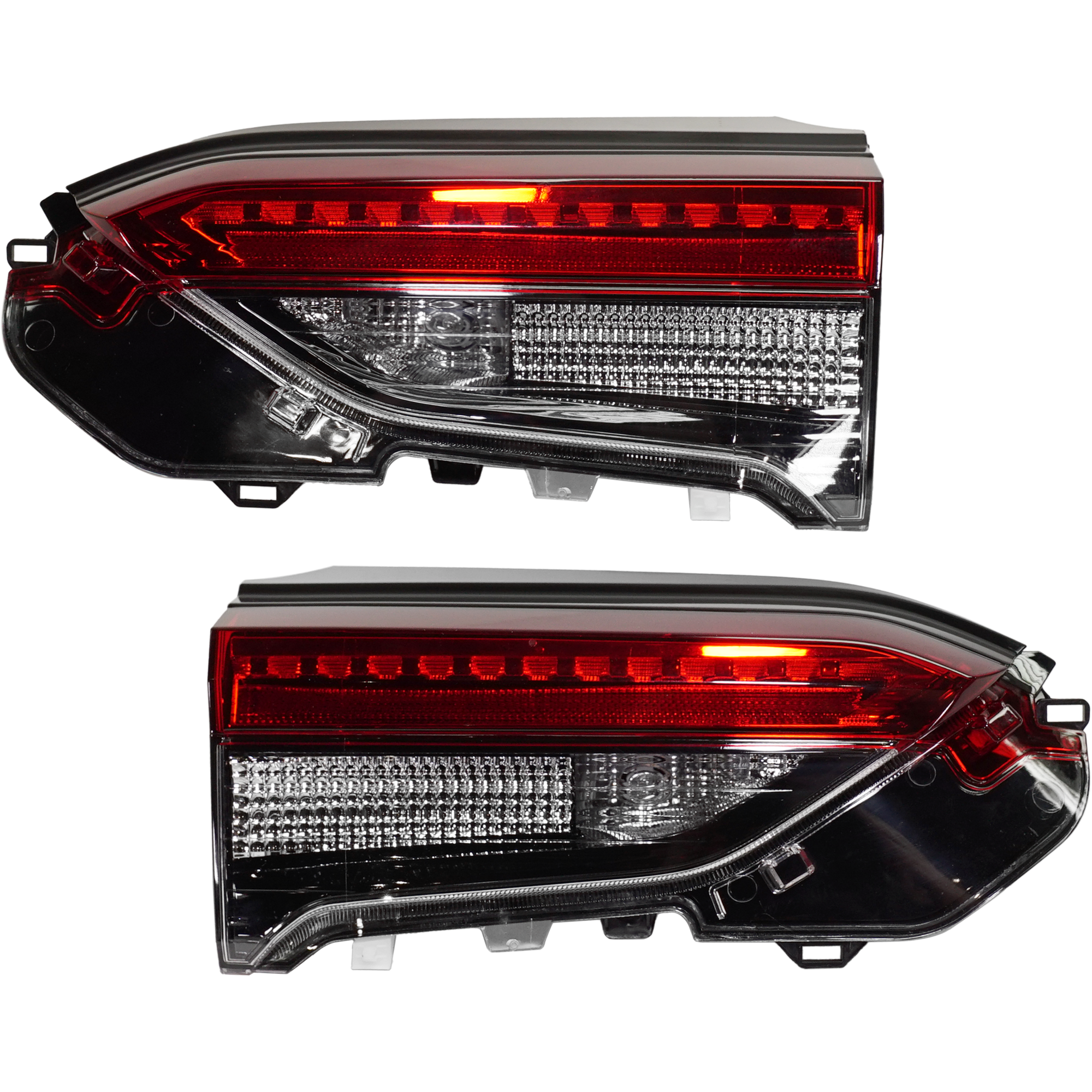 AM RAV4-19-25 TAIL LAMP RH AND LH Inner Assembly Mounts on Liftgate North America Built Vehicle CAPA SKU SET RT73010069Q Partslink TO2802148C TO2803148C OEM 815800R060-815900R060