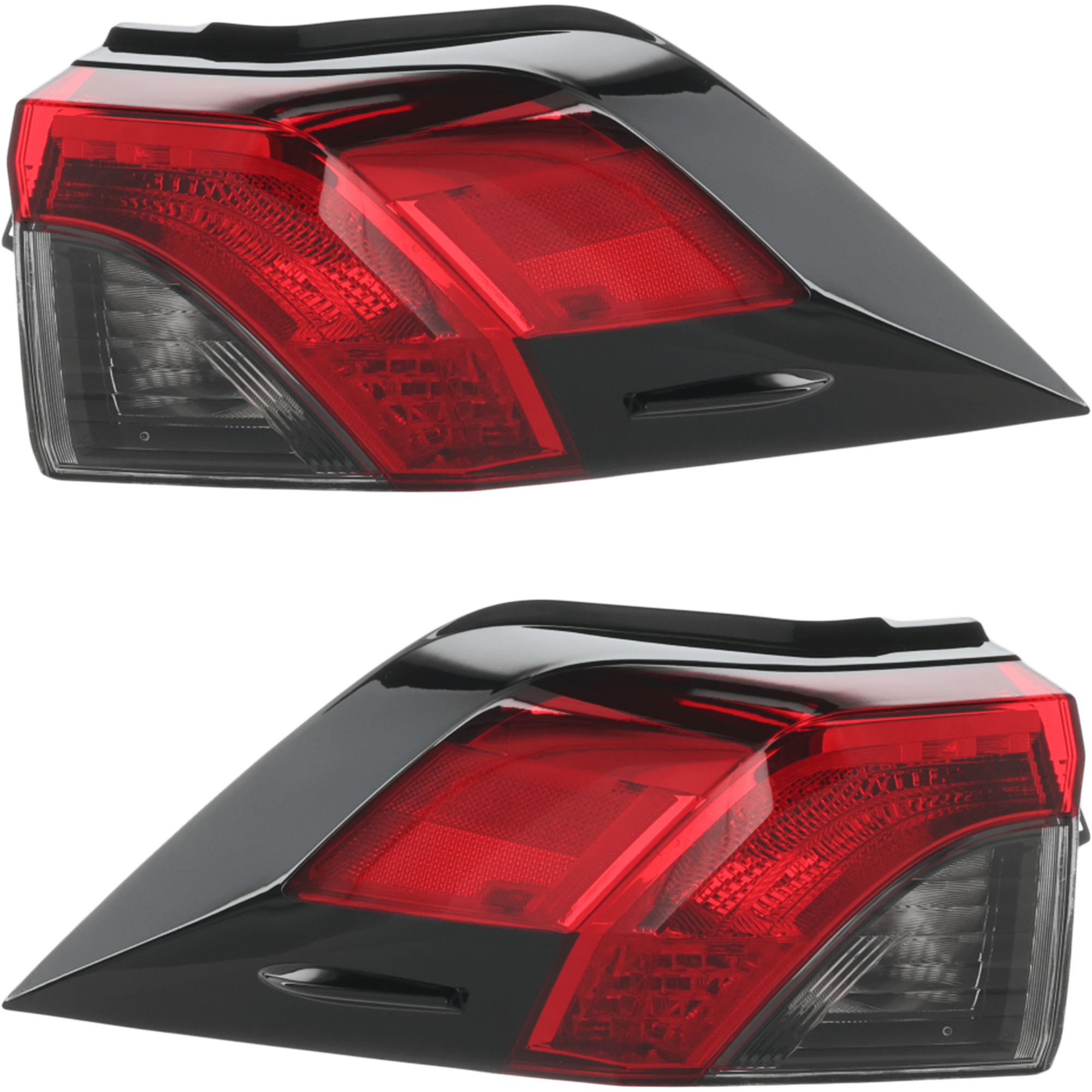 AM RAV4-19-24 RAV4 PRIME 21-24 TAIL LAMP RH AND LH Outer Lens and Housing Japan Built Vehicle CAPA SKU SET RT73010103Q Partslink TO2804157C TO2805157C OEM 8155142221-8156142221
