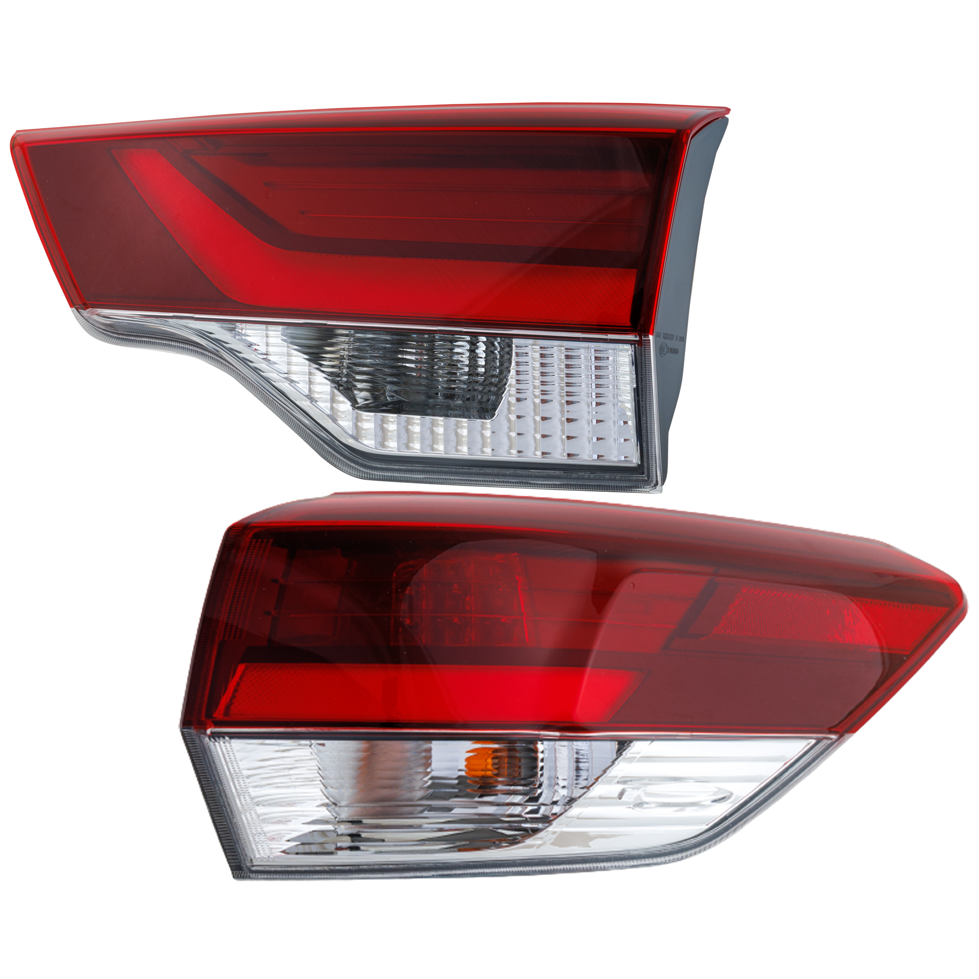 AM HIGHLANDER 19-19 TAIL LAMP RH Inner and Outer Assembly LED Tinted Lens SKU SET RT73010115 B Partslink TO2803153 TO2805153 OEM 815500E250-815800E190