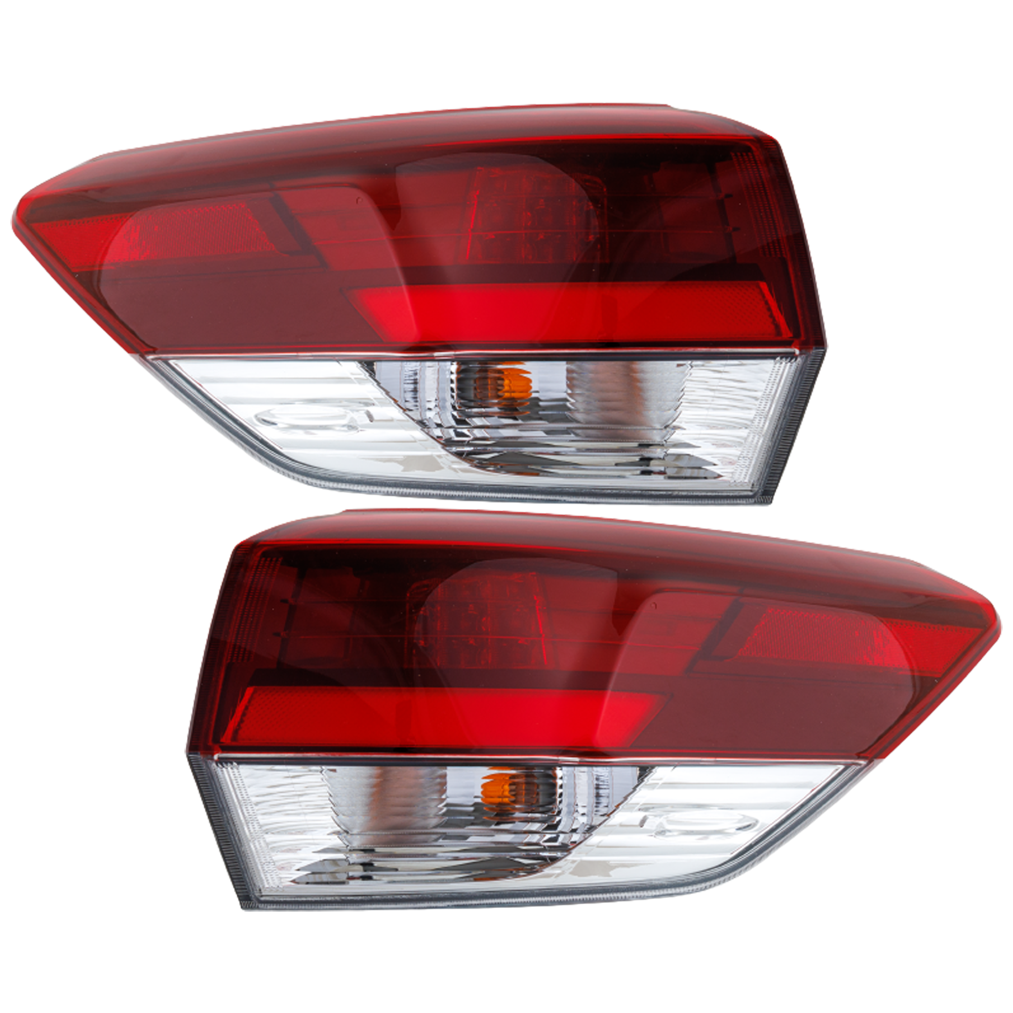 AM HIGHLANDER 19-19 TAIL LAMP RH AND LH Outer LED Assembly Tinted Lens SKU SET RT73010115 Partslink TO2805153 TO2804153 OEM 815500E250-815600E250