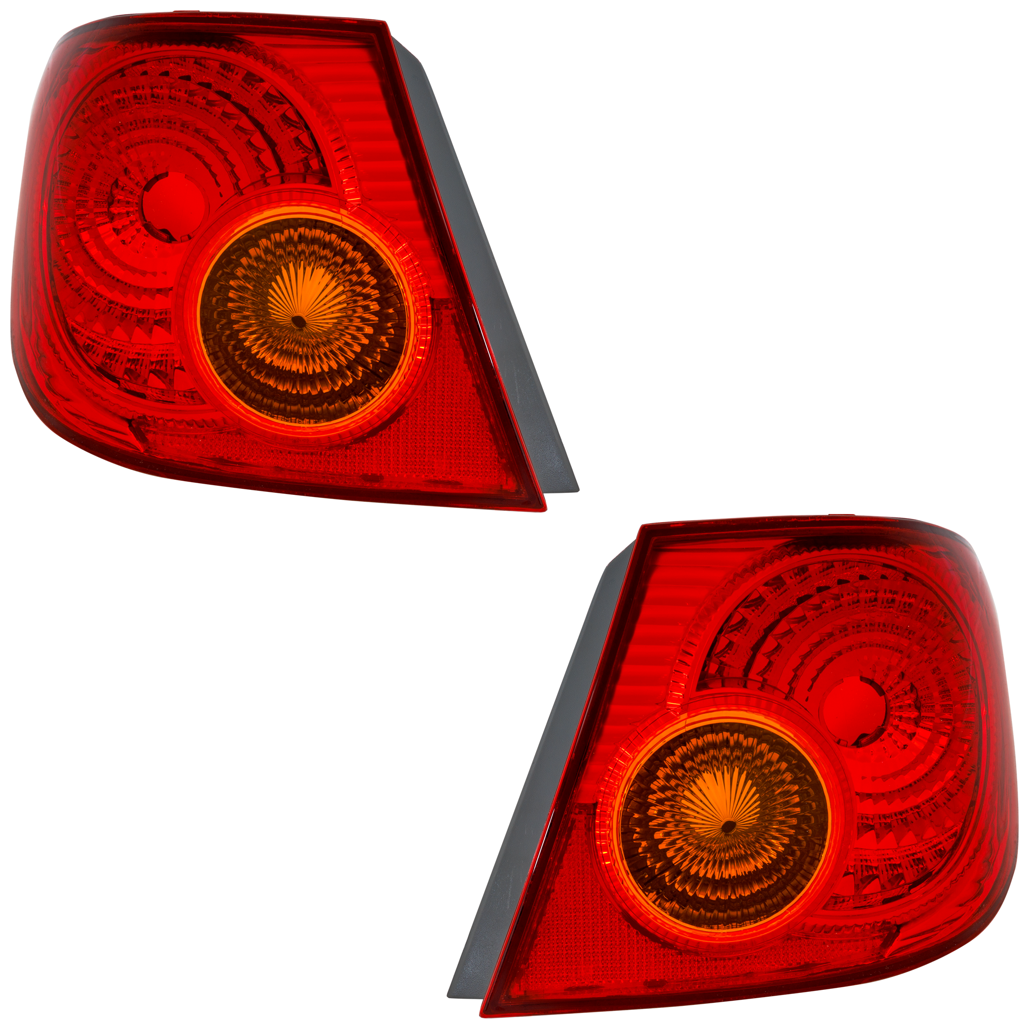 AM COROLLA 03-04 TAIL LAMP RH AND LH Outer Lens and Housing Halogen SKU SET RT73010117 Partslink TO2819122 TO2818122 OEM 8155002200 PFM 8155102200-8156