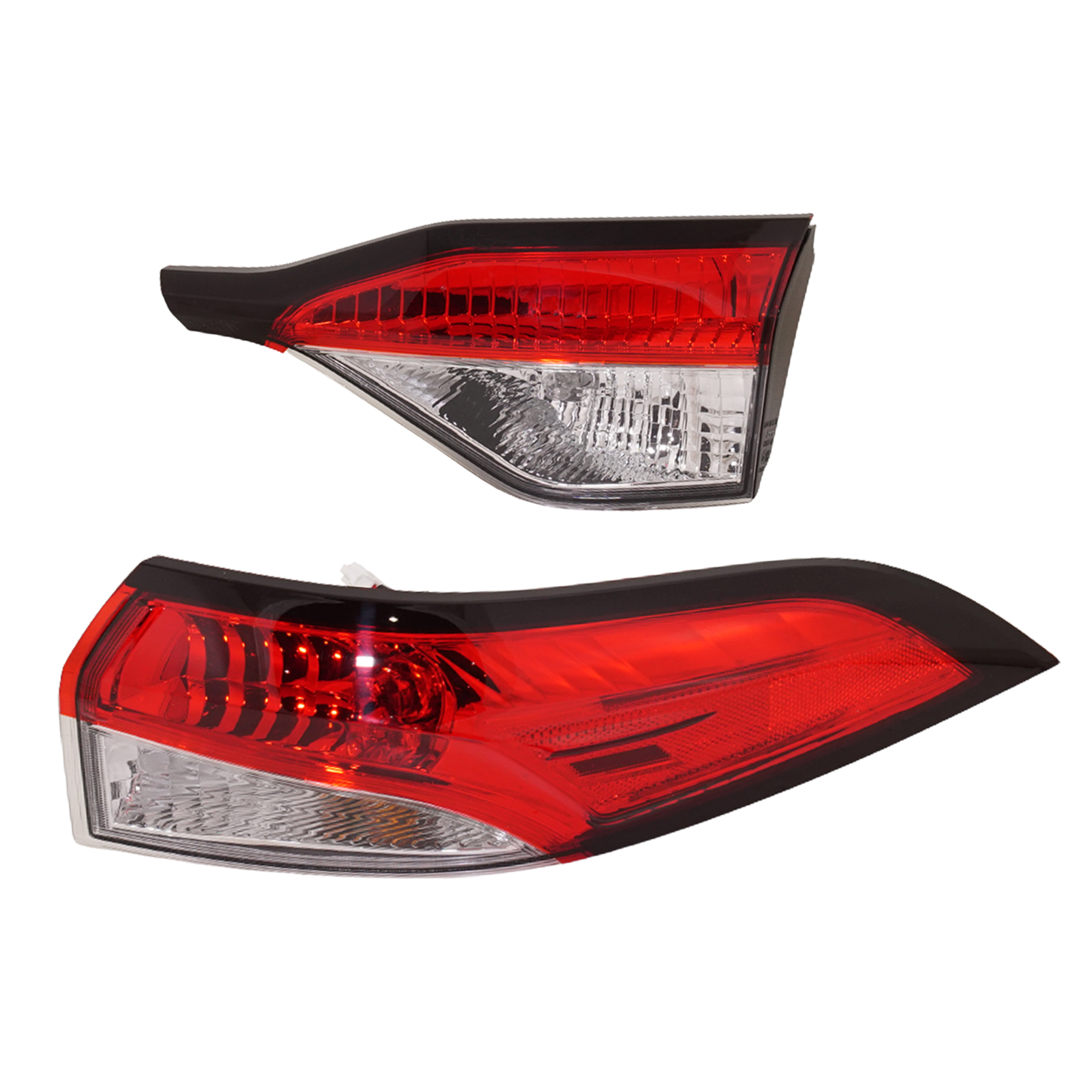 AM COROLLA 20-22 TAIL LAMP RH and LH Inner and Outer Assembly Halogen Exc. Hybrid Model North America Built Vehicle CAPA SKU SET RT73010127 A Partslink TO2803154 TO2805154 OEM 8155002C60-8158002B60