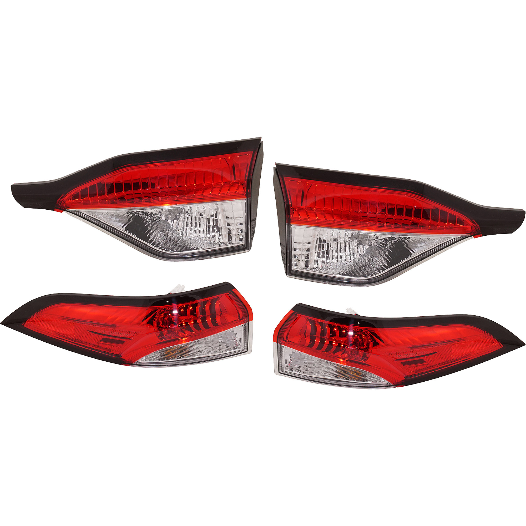 AM COROLLA 20-22 TAIL LAMP RH AND LH Inner and Outer Assembly North America Built Vehicle Sedan CAPA SKU SET RT73010127Q 4 Partslink TO2802154C TO2803154C TO2804154C TO2805154C OEM 8155002C60-8156002C10-8158002B