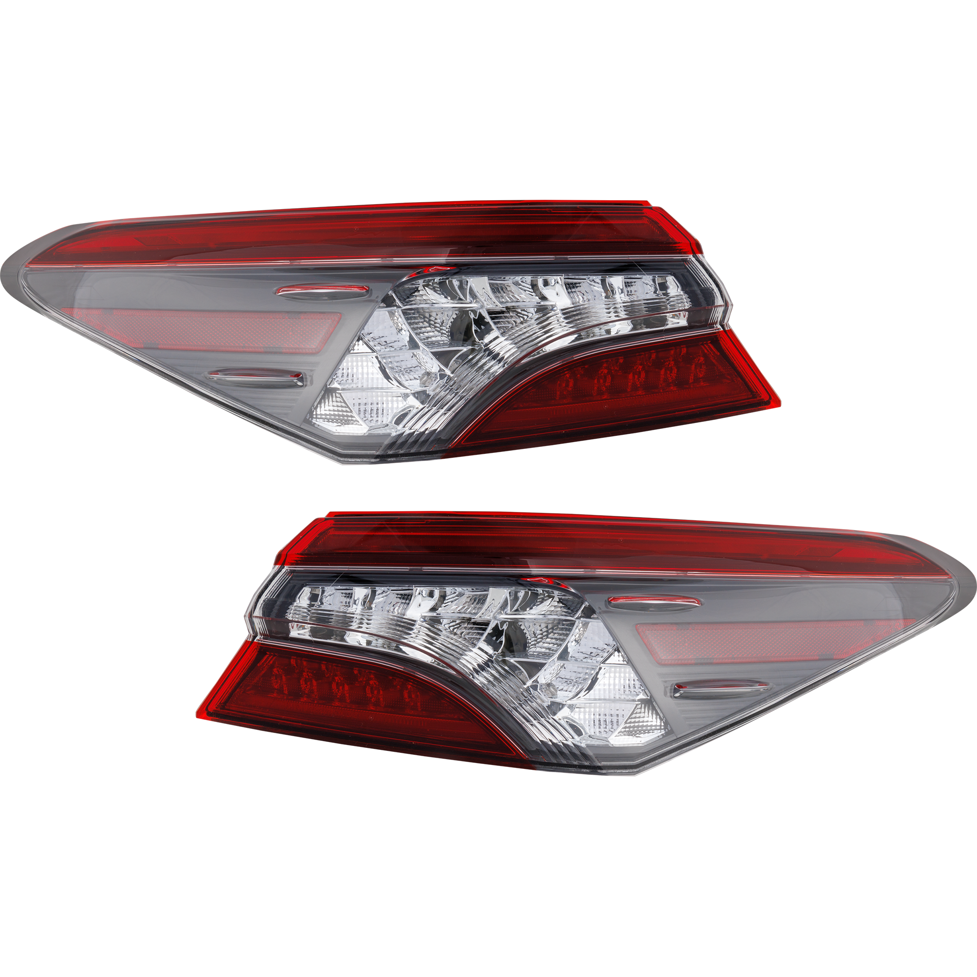 AM CAMRY 21-22 TAIL LAMP RH AND LH Outer Assembly XLE XSE w o TRD Package Hybrid XLE XSE Models North America Built Vehicle SKU SET RT73010149 Partslink TO2805158 TO2804158 OEM 8155006A30-8156006A30
