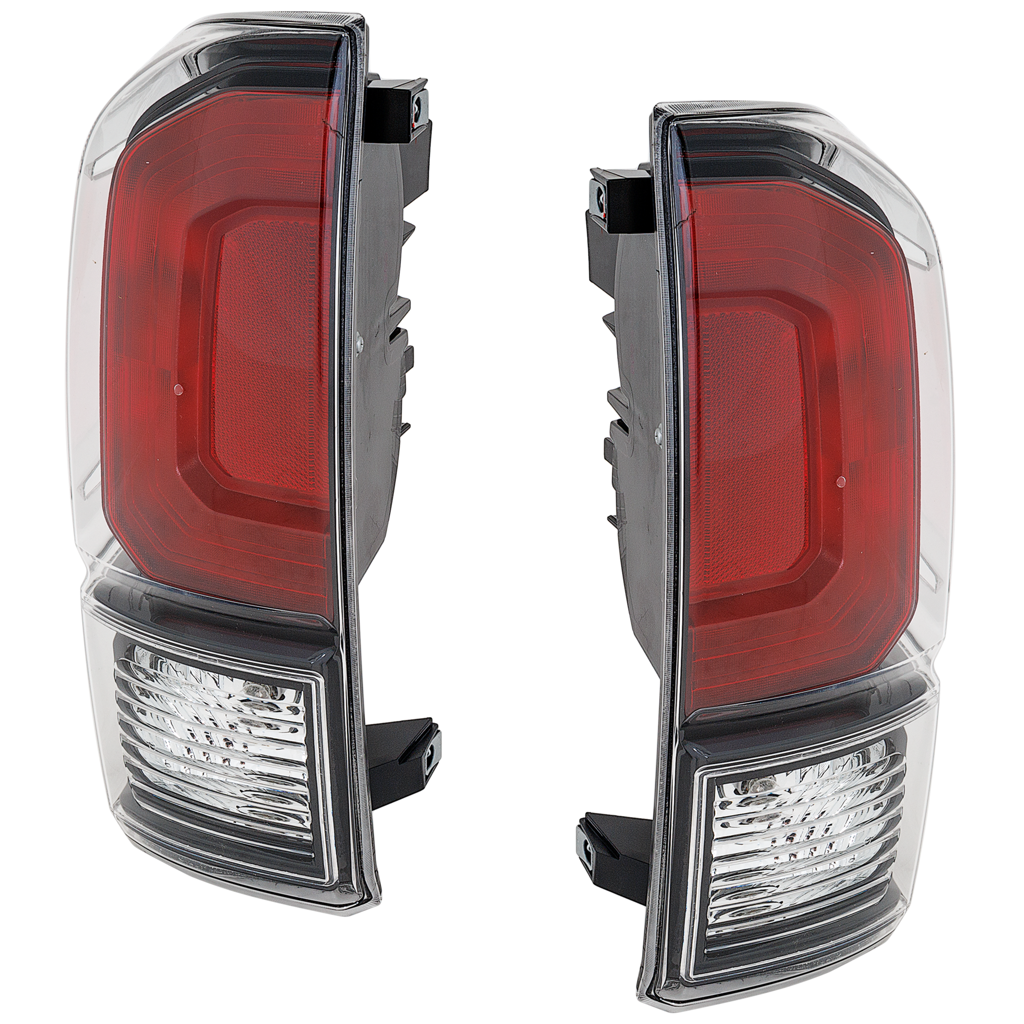 AM TACOMA 20-23 TAIL LAMP RH AND LH Assembly Halogen w Black Bezel SKU SET RT73010207A Partslink TO2800207 TO2801207 OEM 8155004230-8156004230