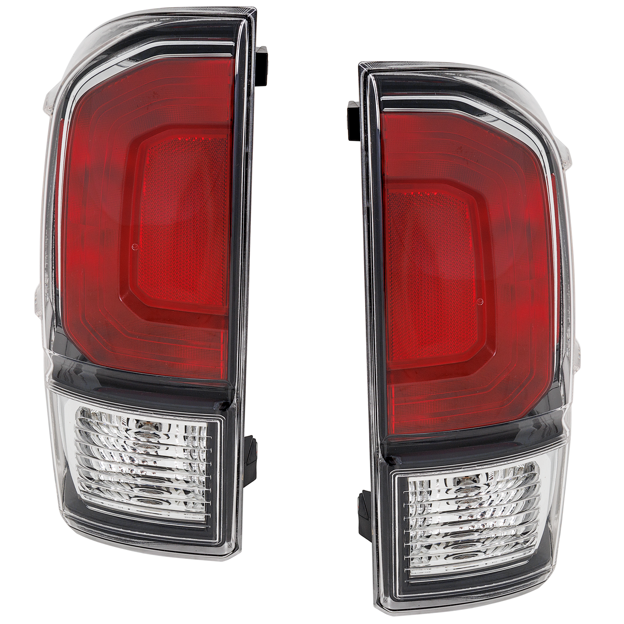 AM TACOMA 20-23 TAIL LAMP RH AND LH Assembly Halogen w o Black Bezel Limited Model SKU SET RT73010211A Partslink TO2801205 TO2800205 OEM 8155004220-8156004220