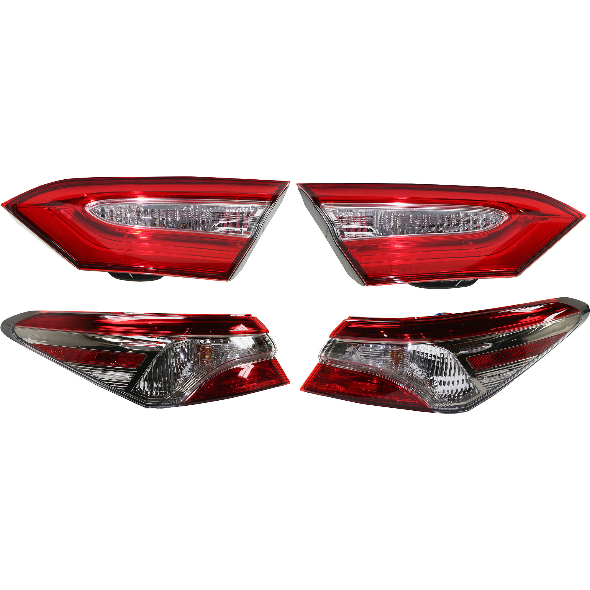 AM CAMRY 18-20 TAIL LAMP RH AND LH Inner and Outer Assembly North America Built Vehicle SKU SET RT73130003-4 Partslink TO2802140 TO2803140 TO2804135 TO2805135 OEM 8155006840-8156006840-81580066