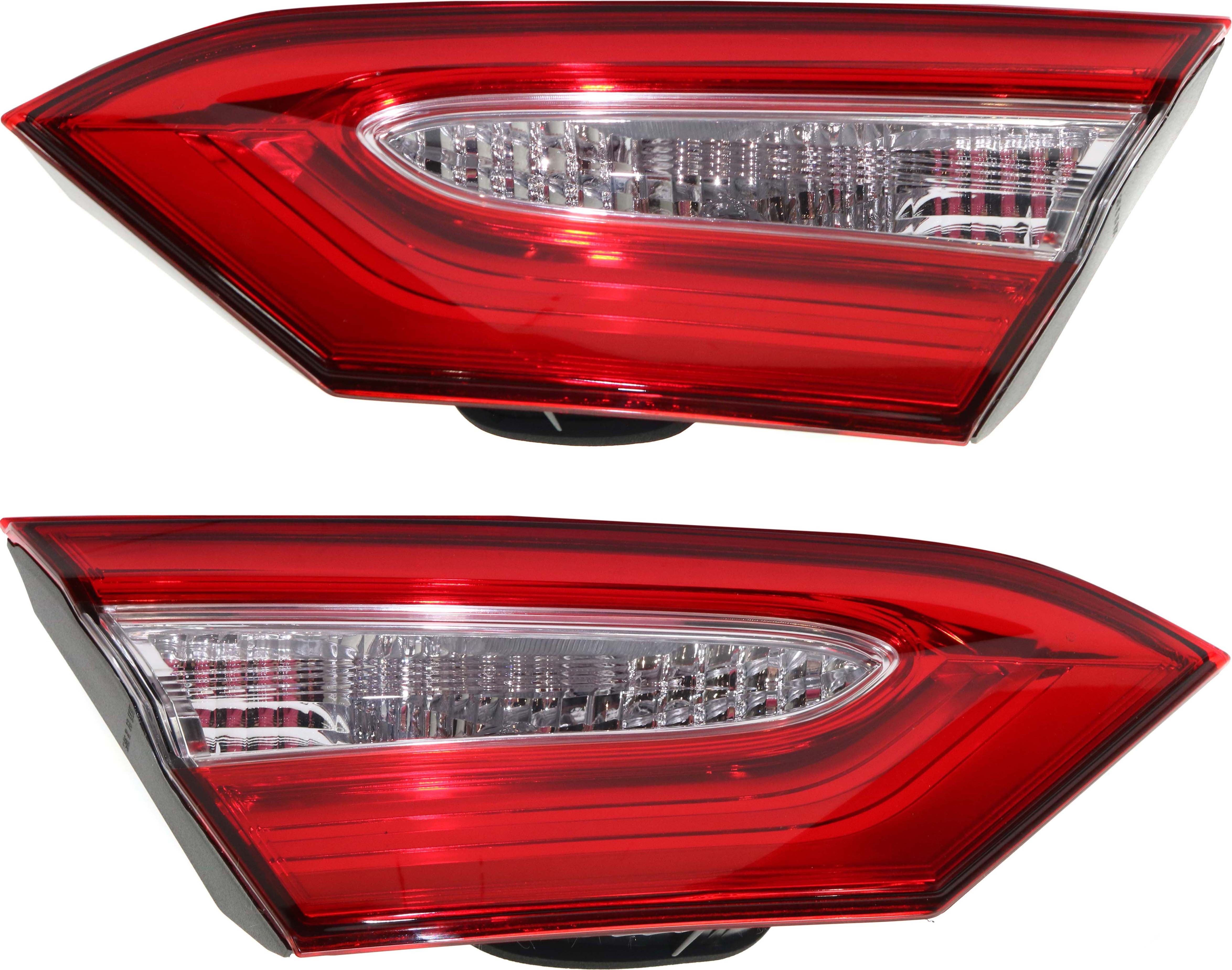 AM CAMRY 18-20 TAIL LAMP RH AND LH Inner Assembly L LE SE From 10-18 TRD 20-20 XSE w TRD Pkg Models North America Built Vehicle CAPA SKU SET RT73130003Q Partslink TO2803140C TO2802140C OEM 8158006620-8159006620