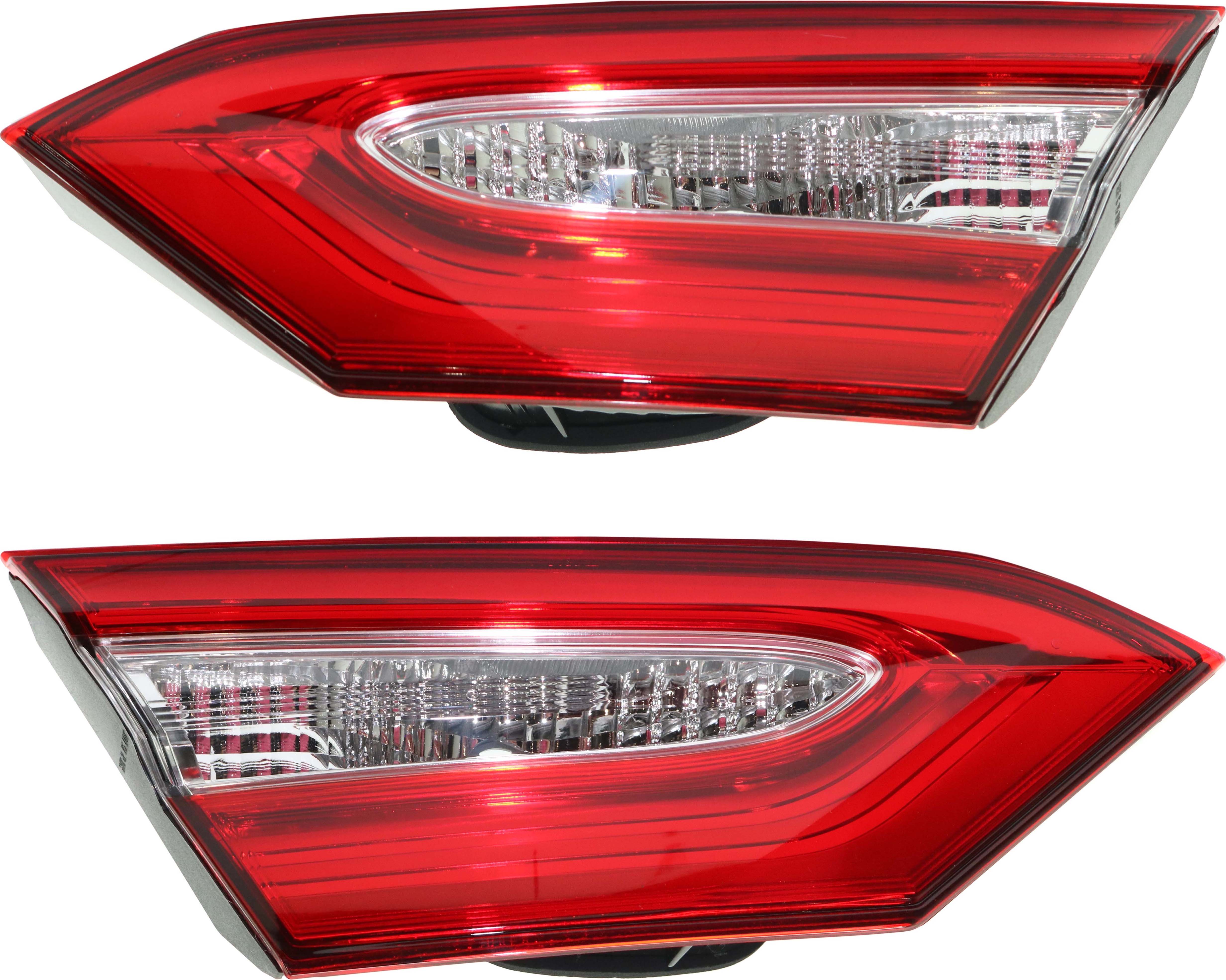 AM CAMRY 18-19 TAIL LAMP RH AND LH Inner Lens and Housing LE Model Exc. Hybrid Model Japan Built Vehicle CAPA SKU SET RT73130005Q Partslink TO2802145C TO2803145C OEM 8158133210-8159133210