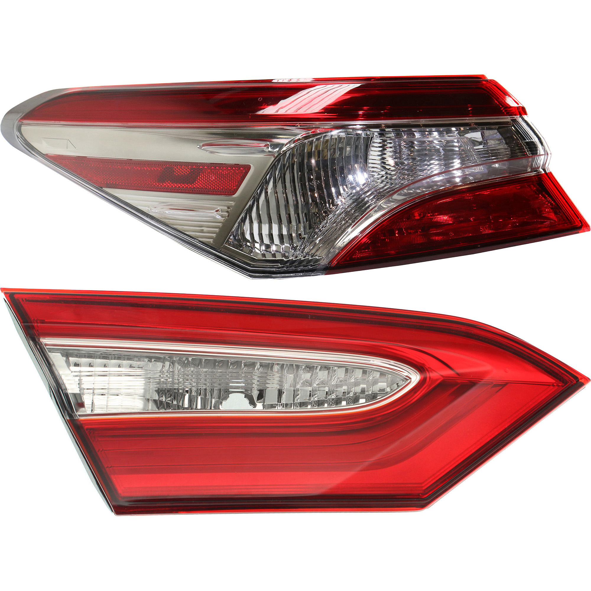 AM CAMRY 18-19 TAIL LAMP LH Inner and Outer Halogen SKU SET RT73130010 Partslink TO2802146 TO2804139 OEM 8156133710-8159133370
