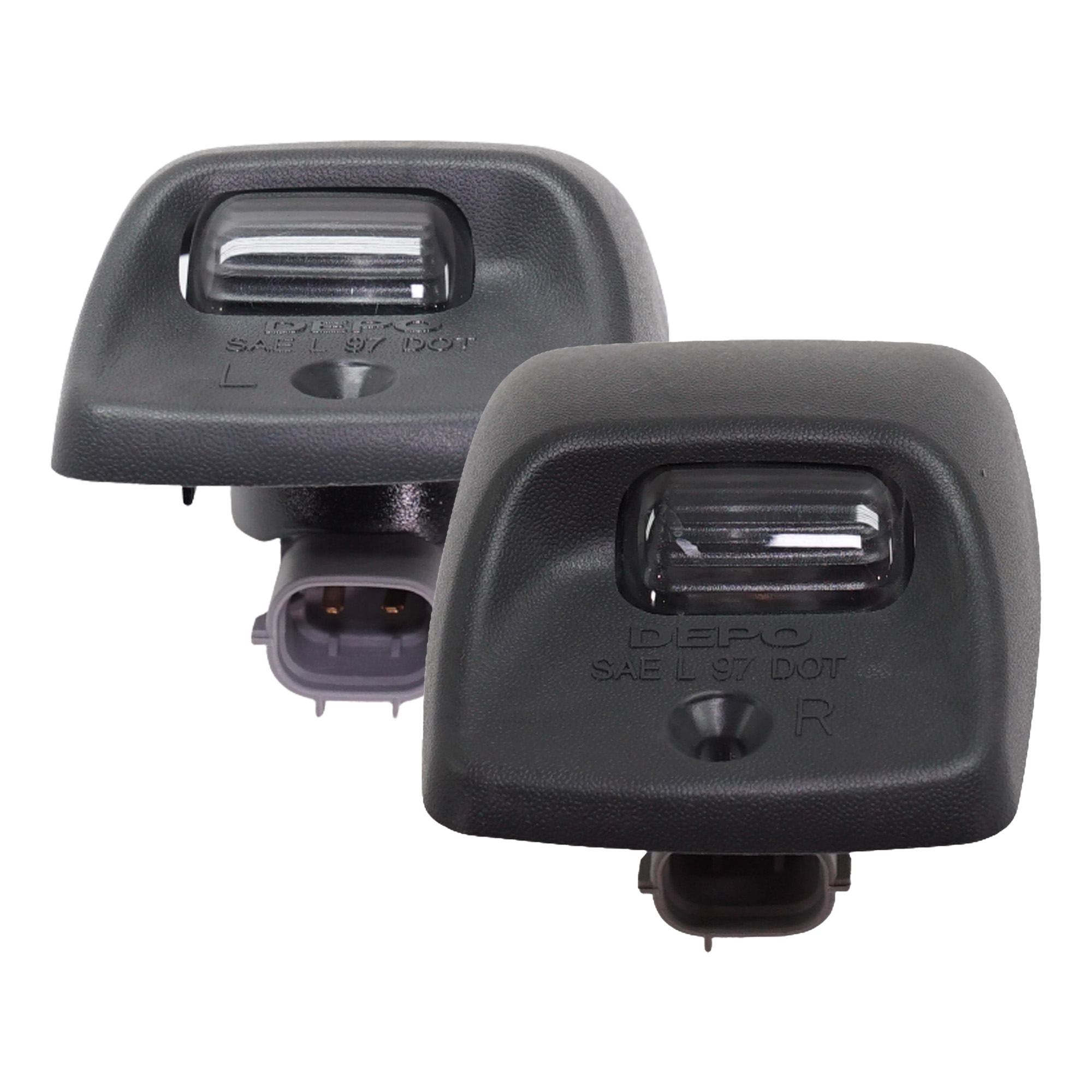 AM TUNDRA 00-06 TACOMA 05-07 REAR LICENSE PLATE LAMP RH AND LH Assembly CAPA SKU SET RT73290006Q Partslink TO2870106C TO2870107C OEM 816900C010-812700C010