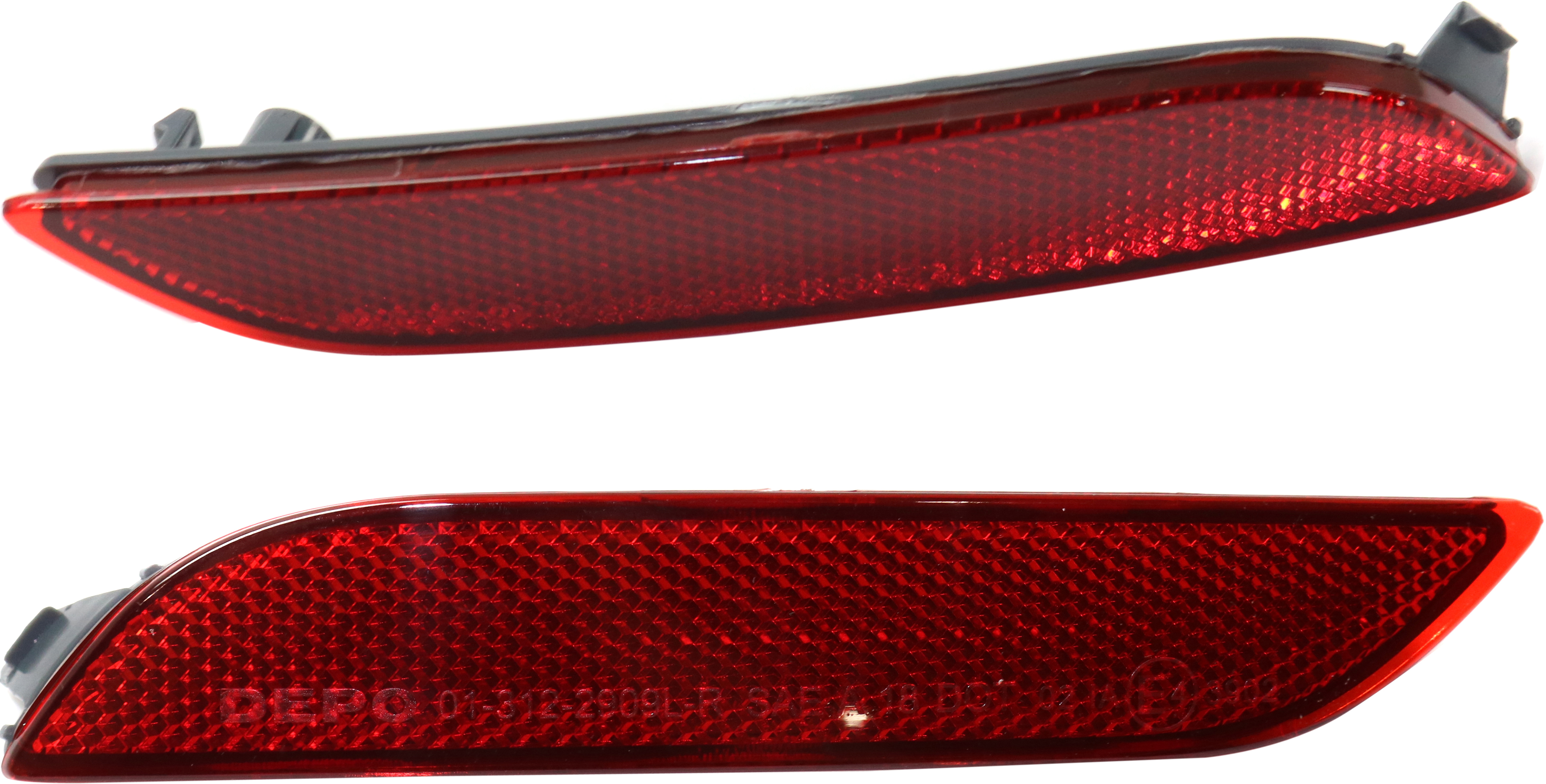 AM CAMRY 18-24 RX350-23-24 REAR BUMPER REFLECTOR RH AND LH Non Hybrid North America Built Vehicle Hybrid Models CAPA SKU SET RT73490003Q Partslink TO1185110C TO1184110C OEM 8191006070-8192006060