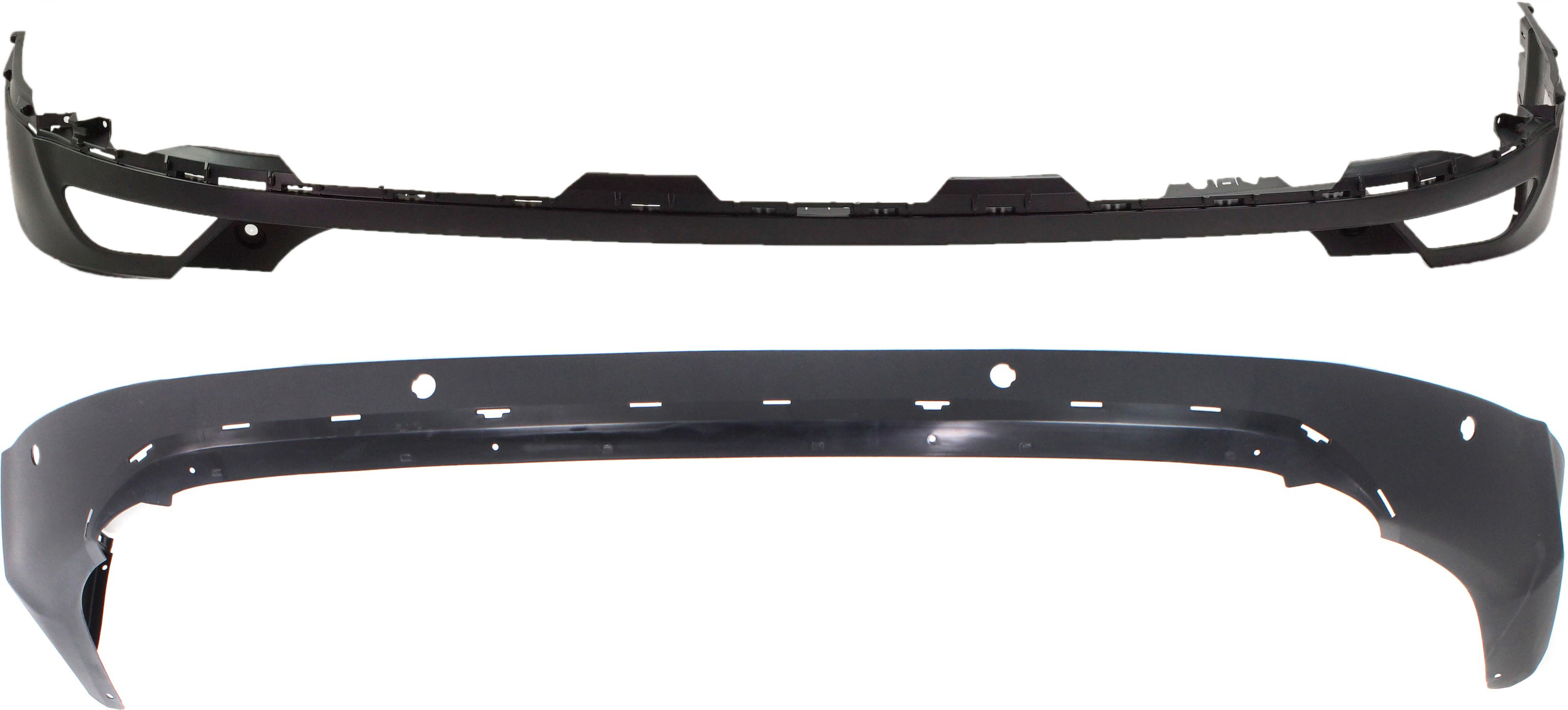 AM RAV4-16-18 REAR BUMPER COVER Upper and Lower Set of 2 SKU SET RT76010004-2 Partslink TO1114103 TO1115107 OEM 5215942930-521690R020