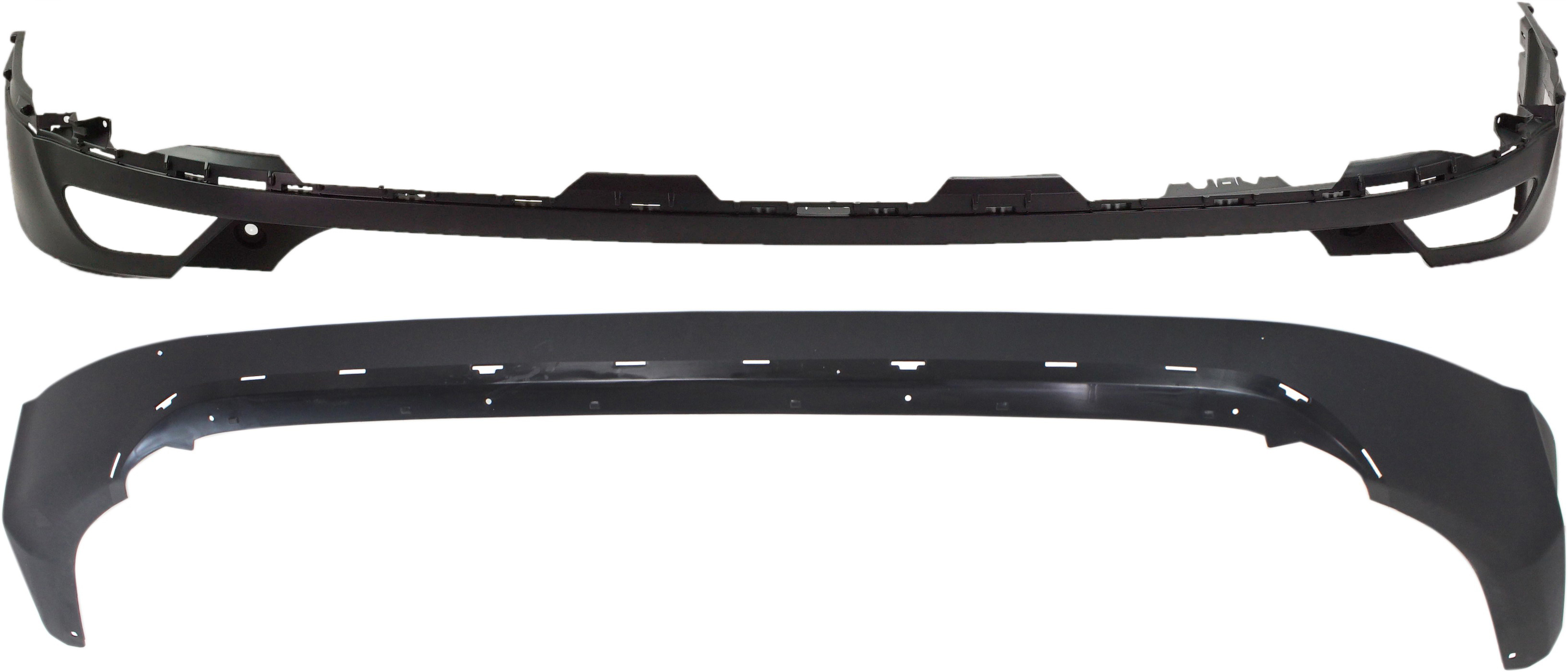 AM RAV4-16-18 REAR BUMPER COVER Upper and Lower Set of 2 SKU SET RT76010011P 2 Partslink TO1114103 TO1115106 OEM 5215942930-521690R010
