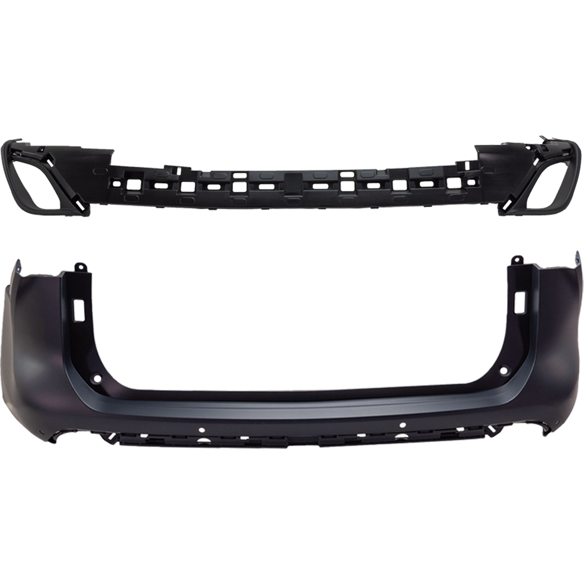 AM HIGHLANDER 20-23 REAR BUMPER COVER Upper and Lower Upper Primed Lower Textured SKU SET RT76010041P