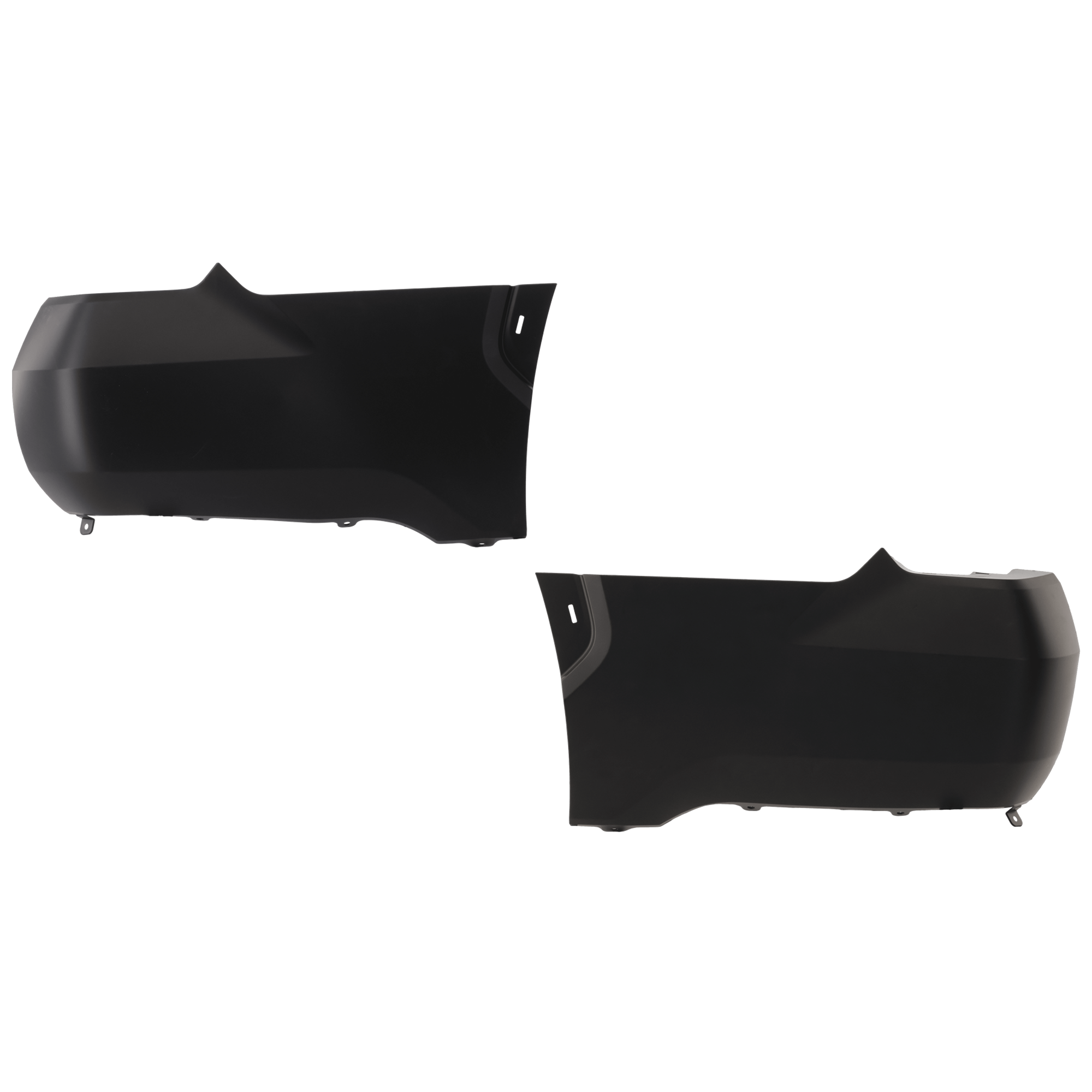 AM TUNDRA 22-25 REAR BUMPER COVER RH AND LH Outer Primed w Flare Holes w o Parking Aid Sensor Holes SKU SET RT76010075P Partslink TO1116116 TO1117116 OEM 521610C902-521620C902