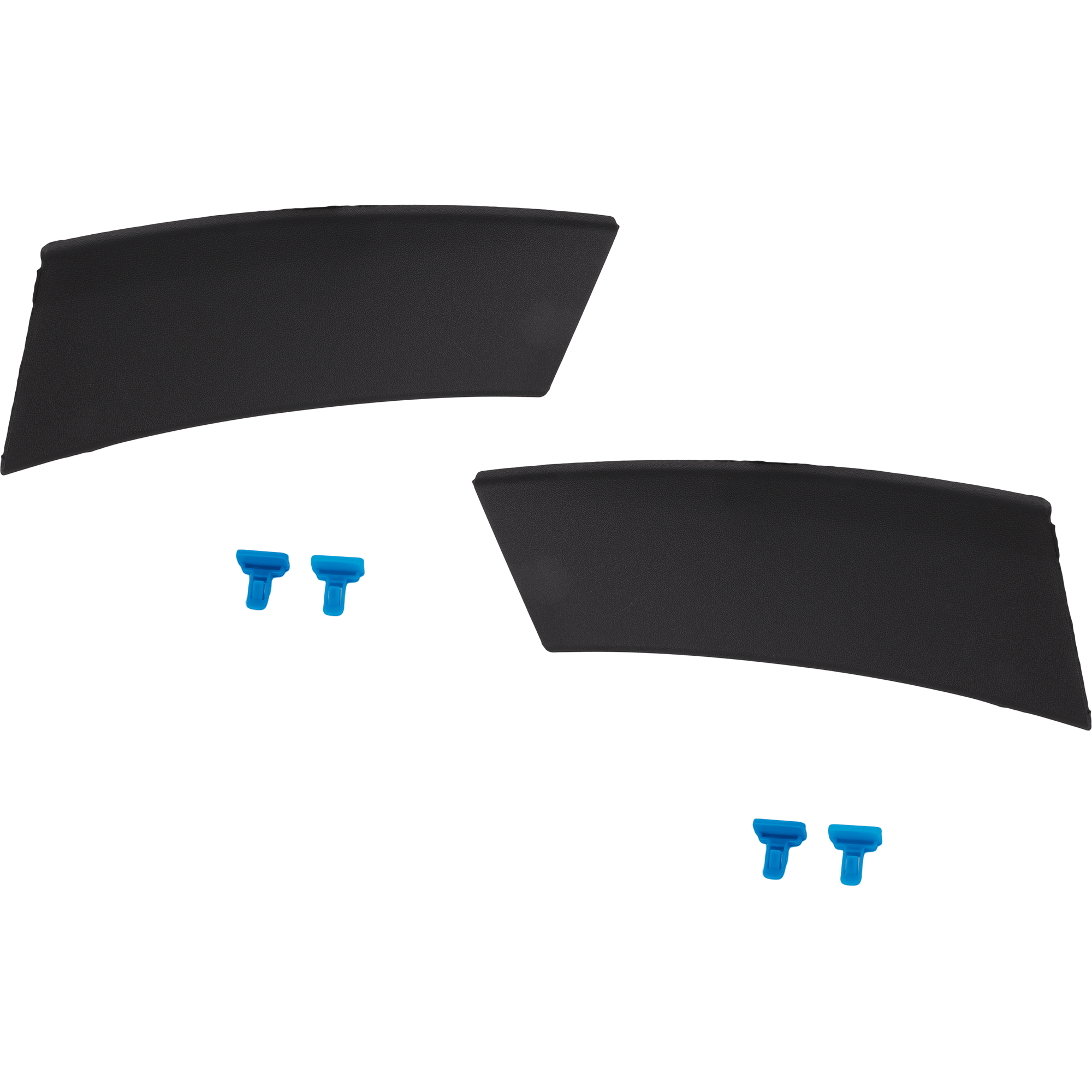 AM RAV4-16-18 REAR BUMPER END RH AND LH Side Extension Textured Black SKU SET RT76110005 Partslink TO1182123 TO1183123 OEM 521610R020-521620R020