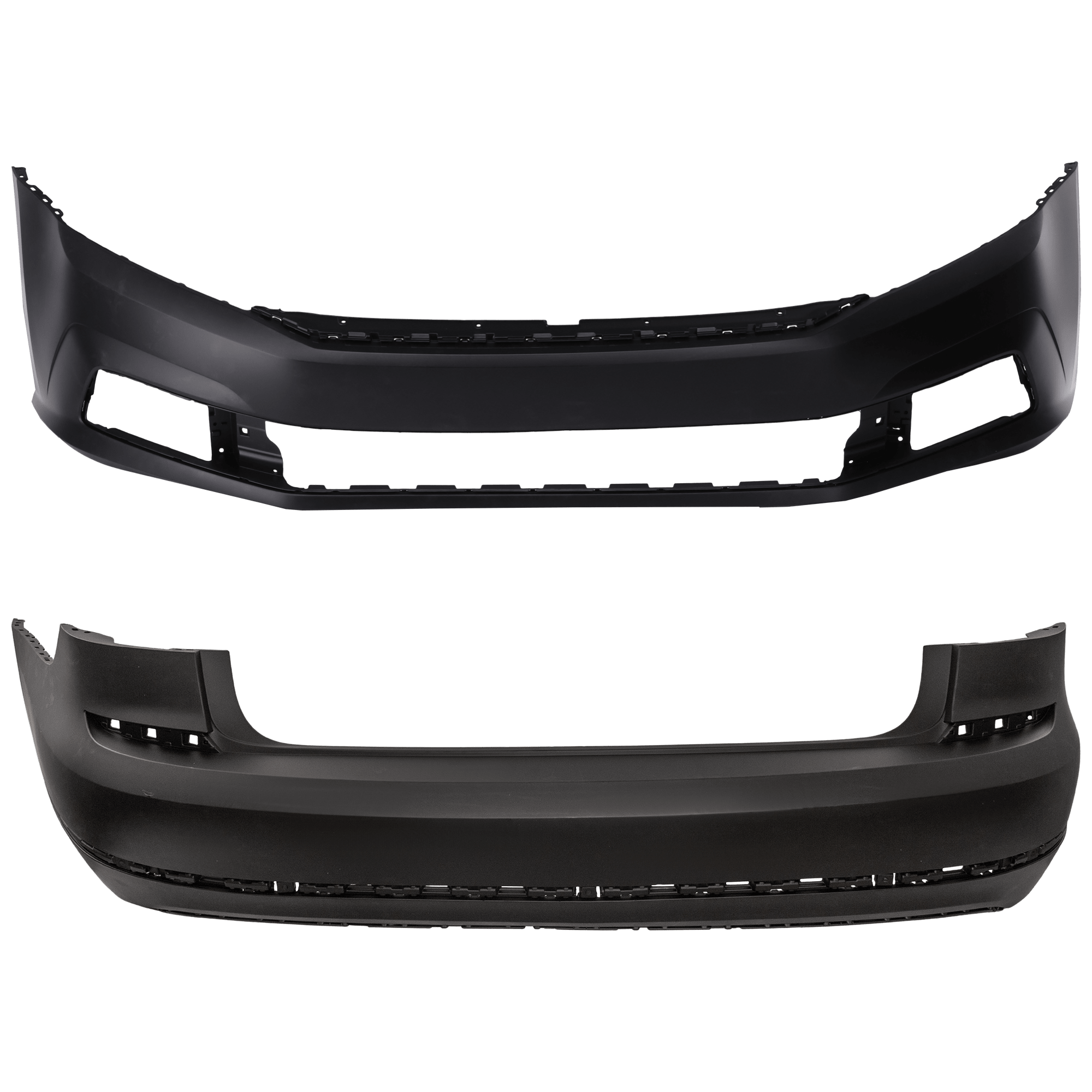 AM PASSAT 16-19 FRONT AND REAR BUMPER COVER Primed S SE SEL SEL Premium Wolfburg Models 16-18 Canada USA Built Vehicle SKU SET RV01030009P